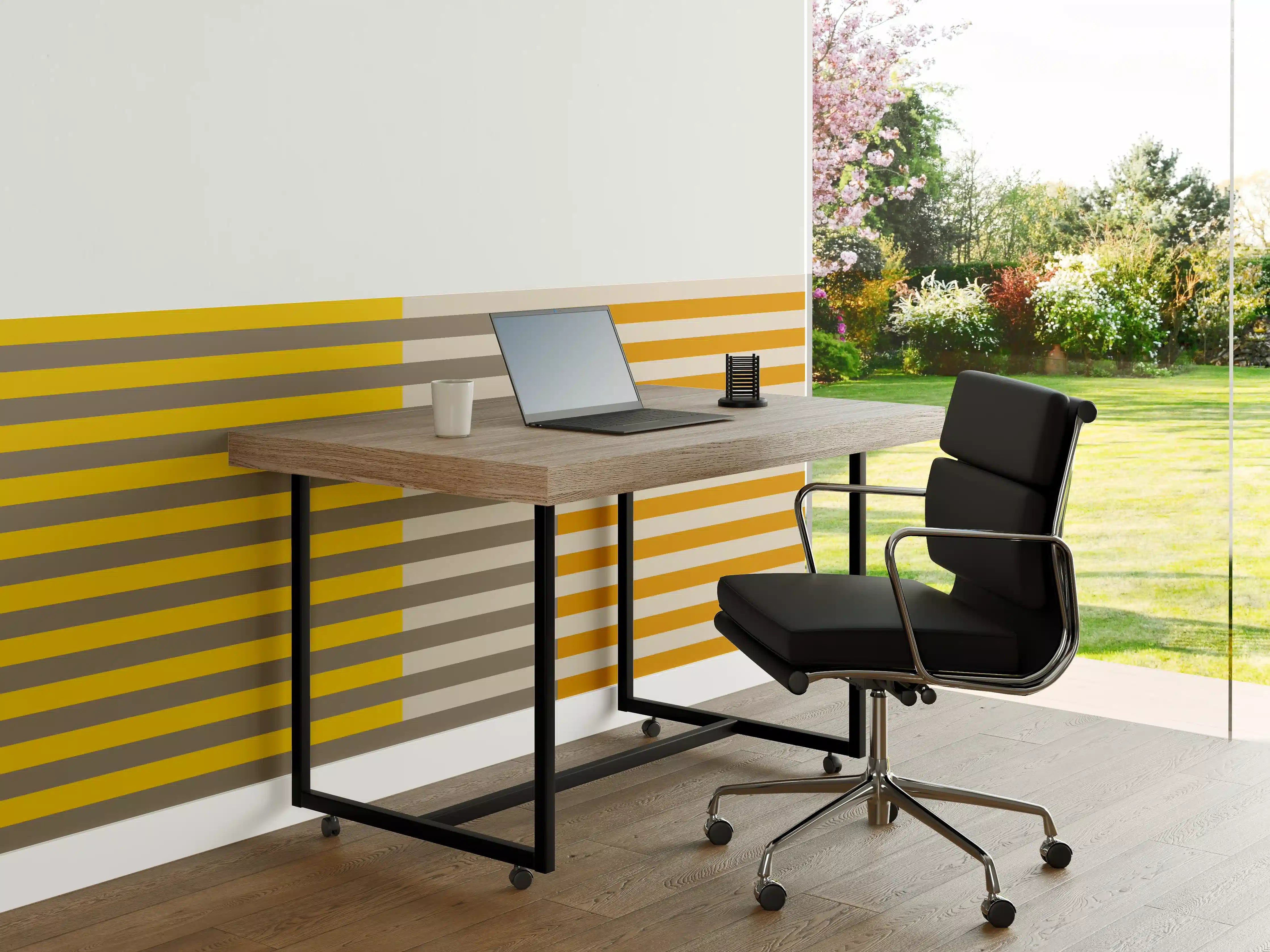 Büro Wandgestaltung - The Yellows - Multy Stripes - Saffron