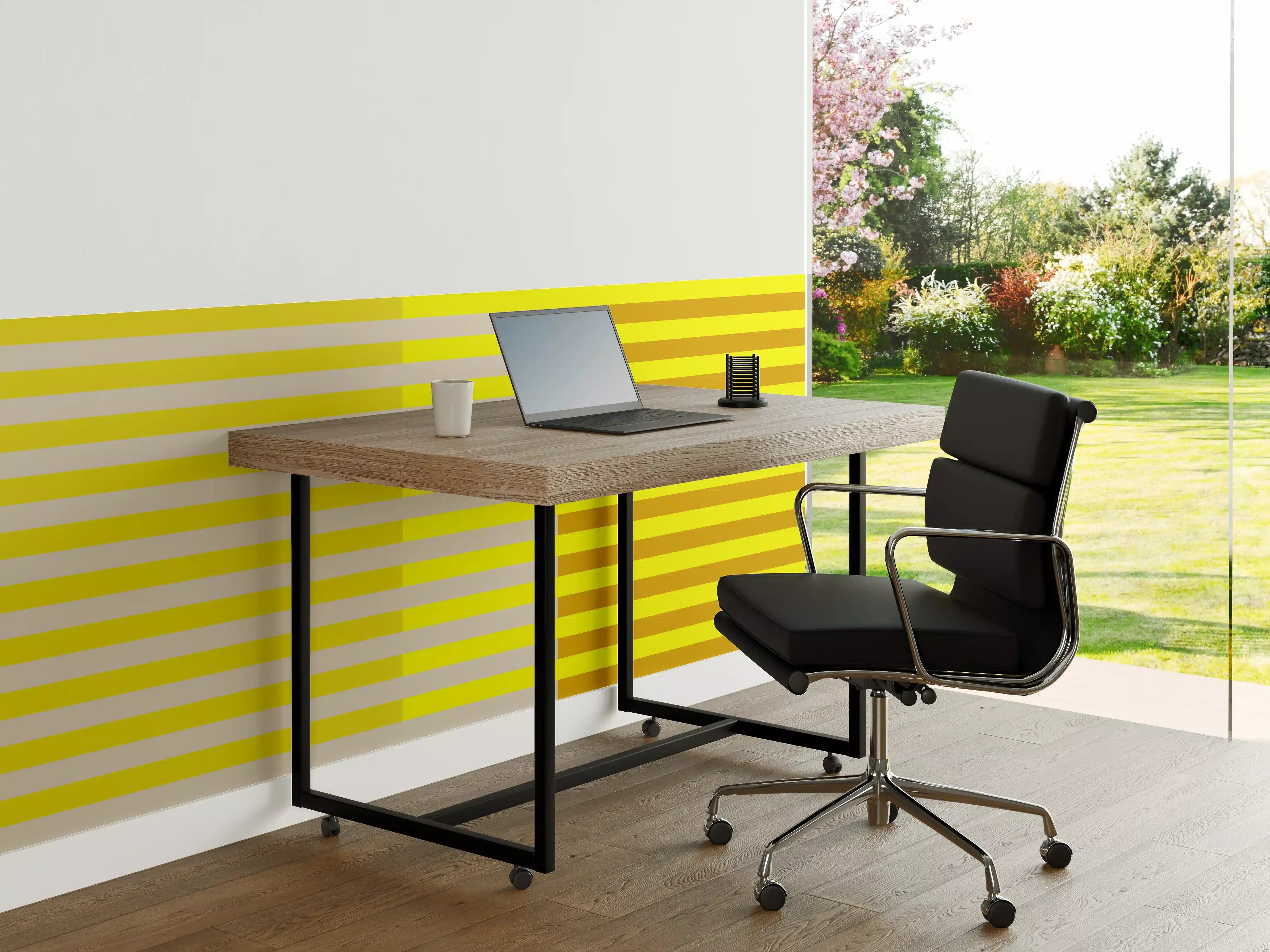 Büro Wandgestaltung - The Yellows - Multy Stripes - Vanilla