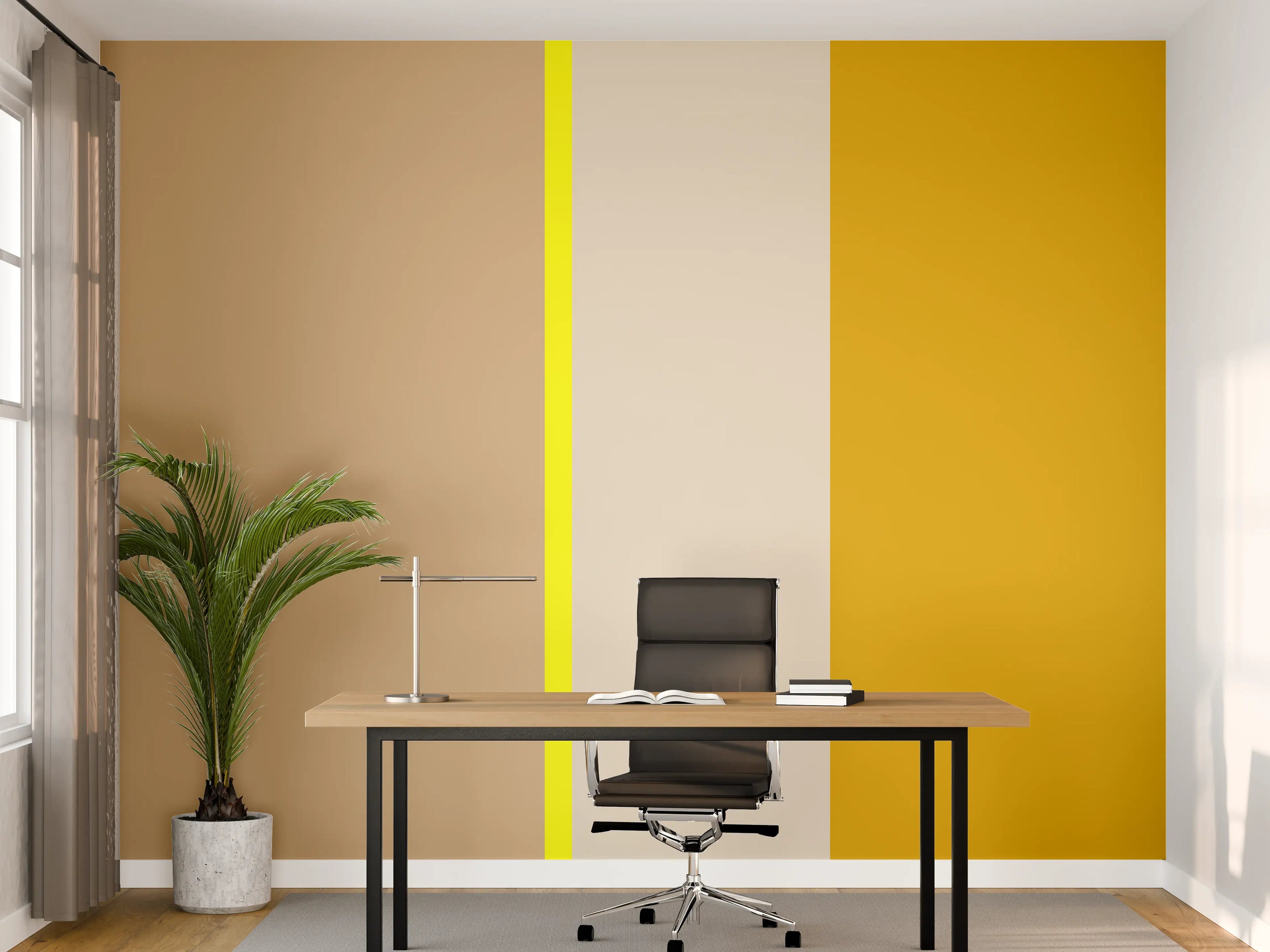 Büro Wandgestaltung - The Yellows - Vertical - Buttercup