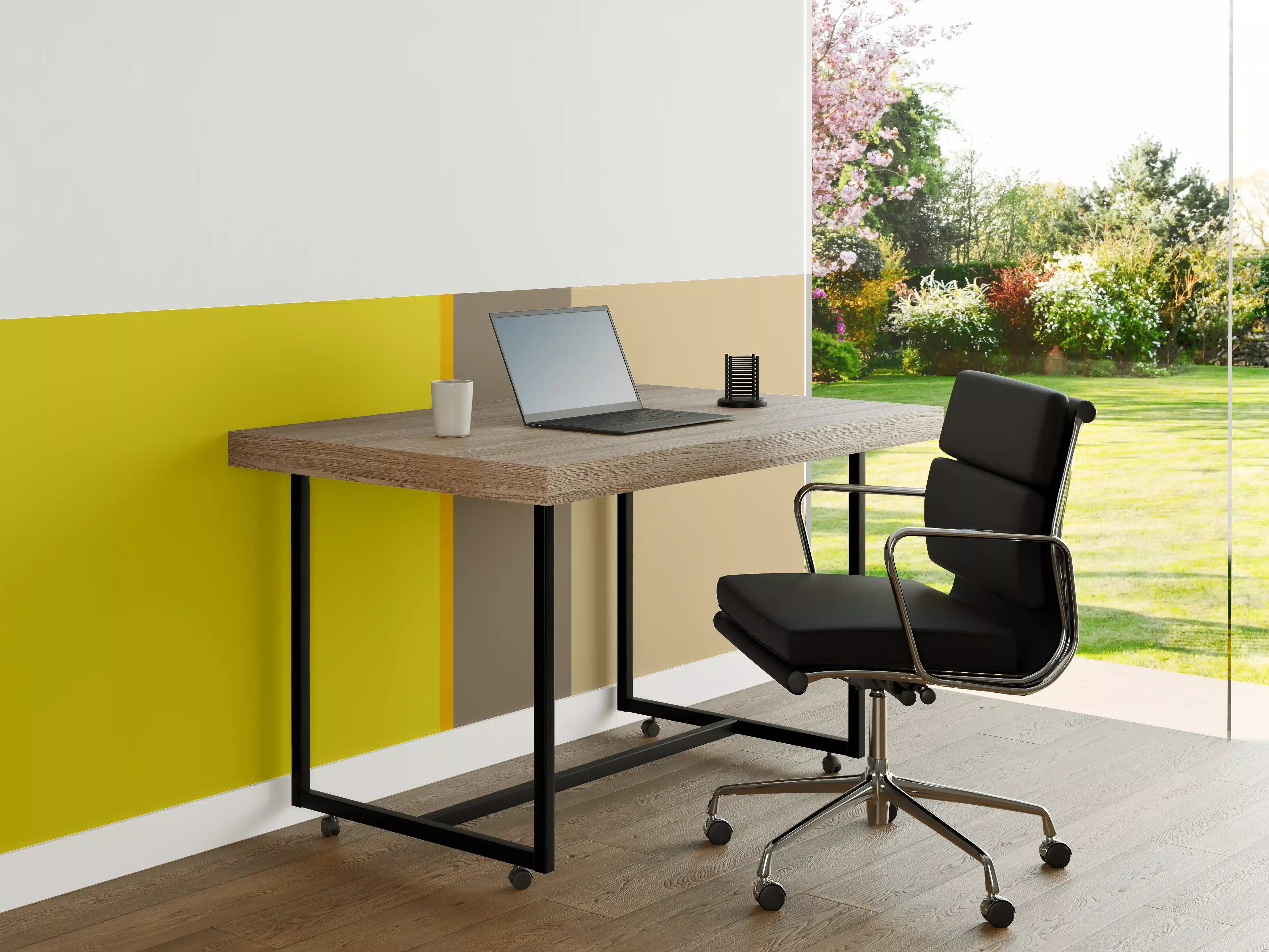 Büro Wandgestaltung - The Yellows - Vertical - Honey