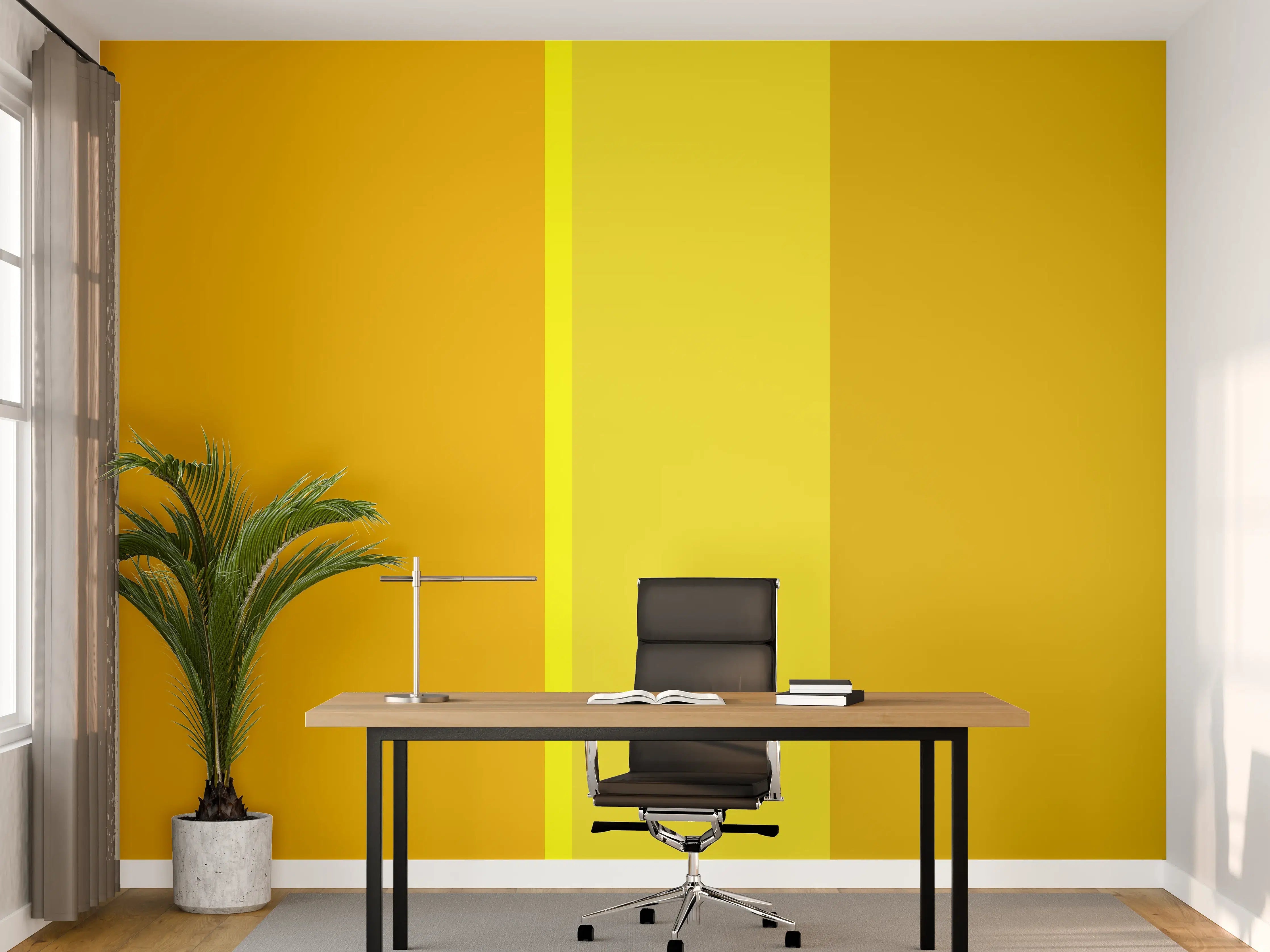 Büro Wandgestaltung - The Yellows - Vertical - Lemon