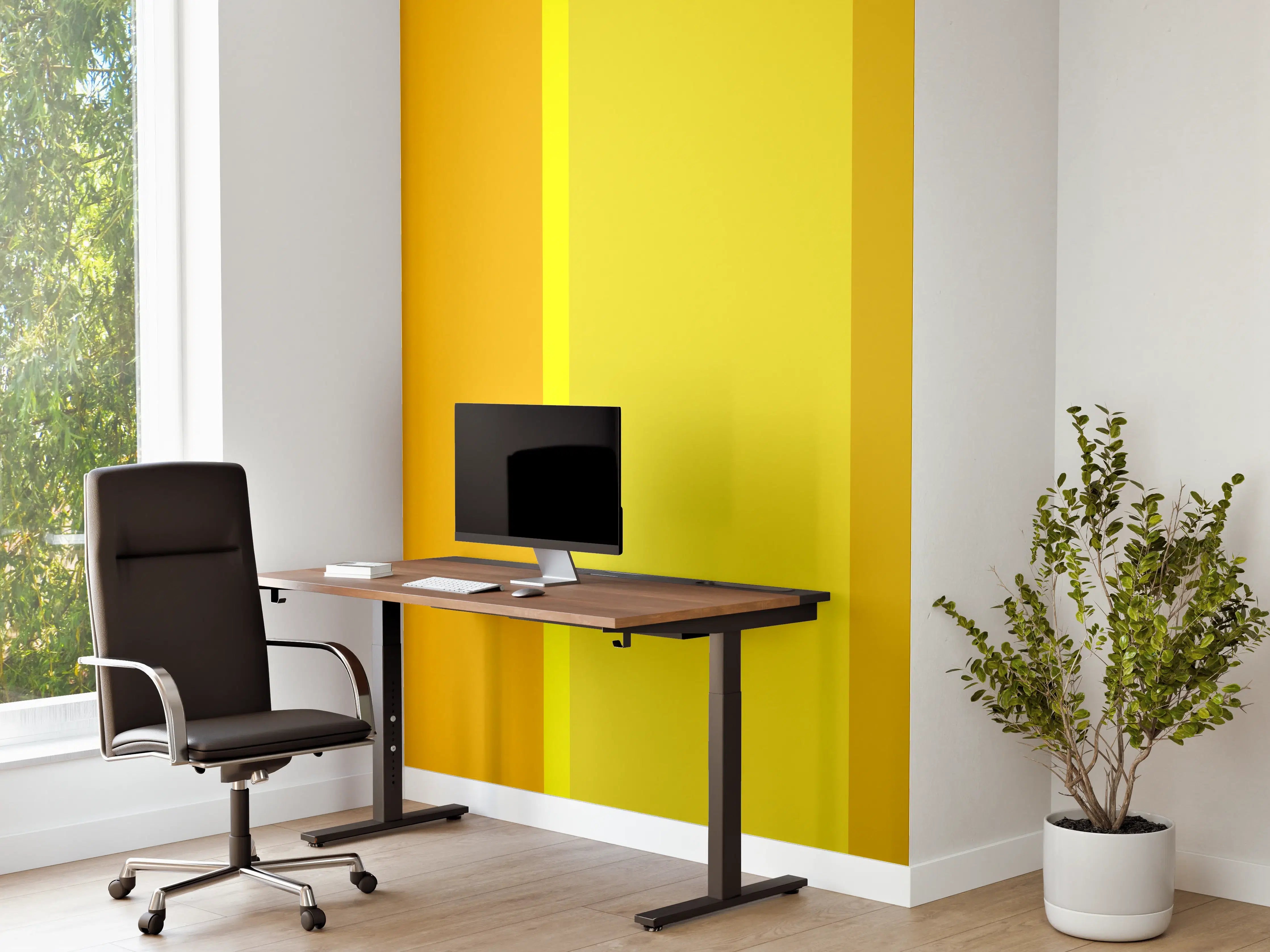 Büro Wandgestaltung - The Yellows - Vertical - Lemon