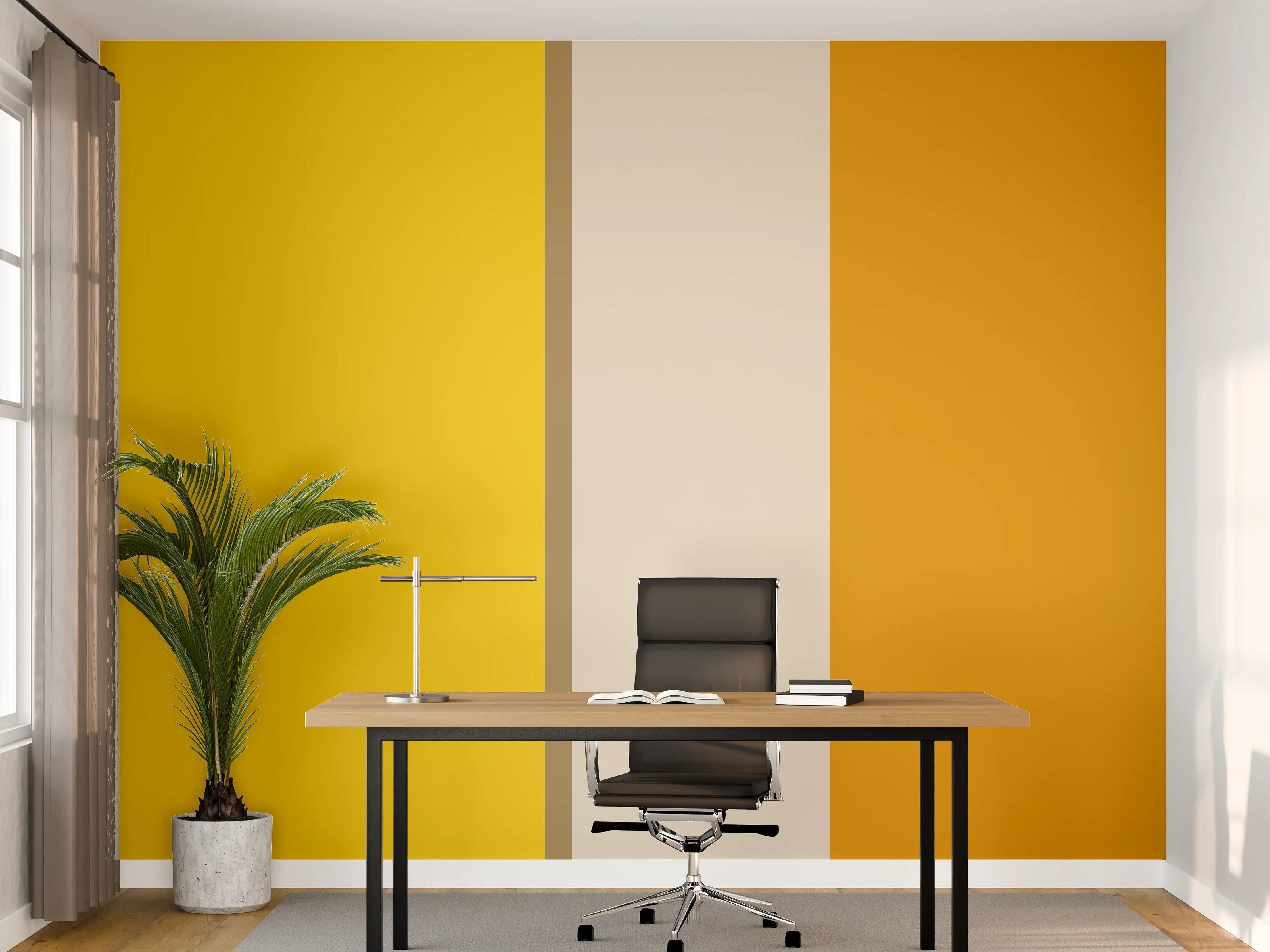 Büro Wandgestaltung - The Yellows - Vertical - Saffron