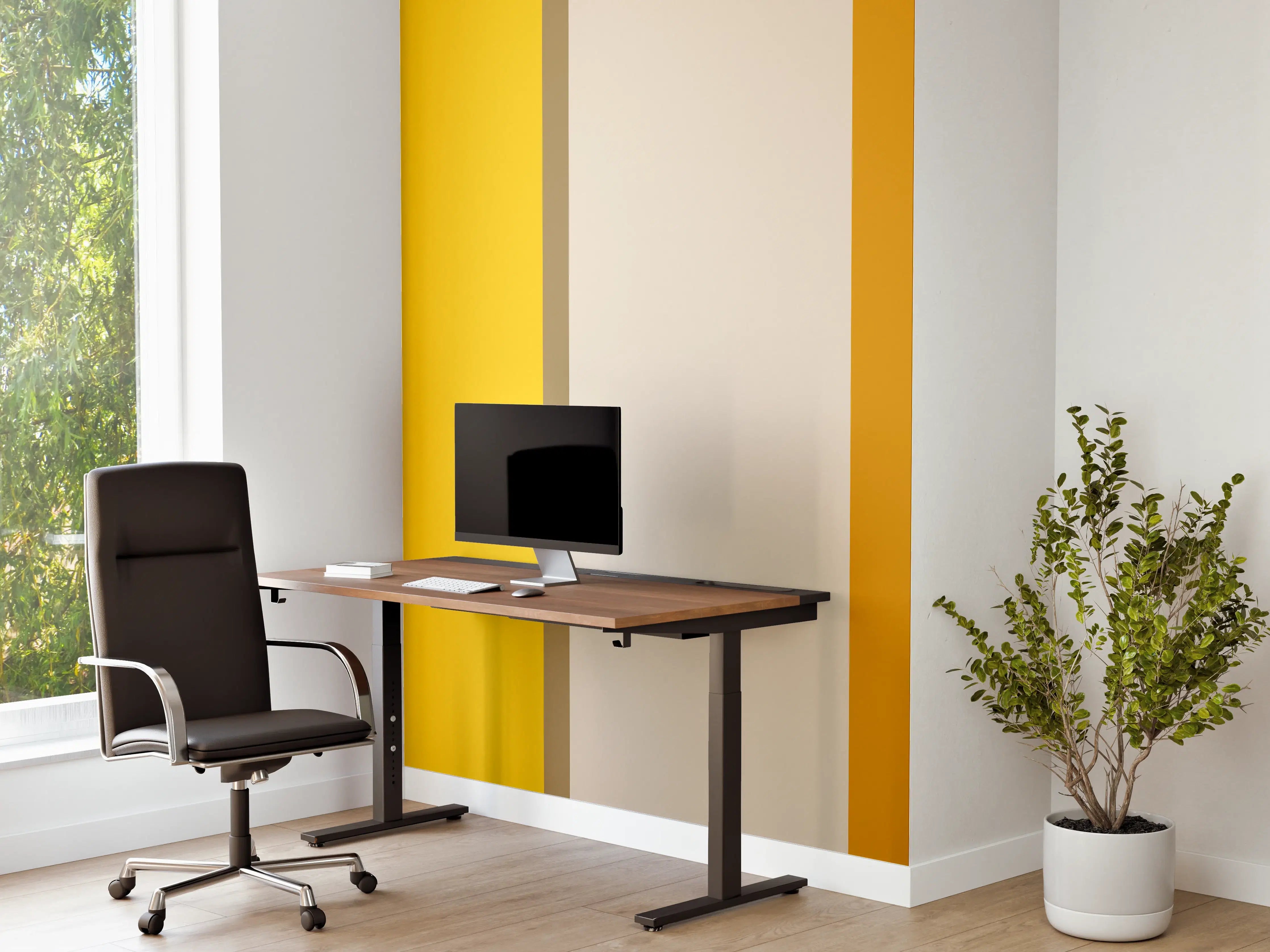 Büro Wandgestaltung - The Yellows - Vertical - Saffron
