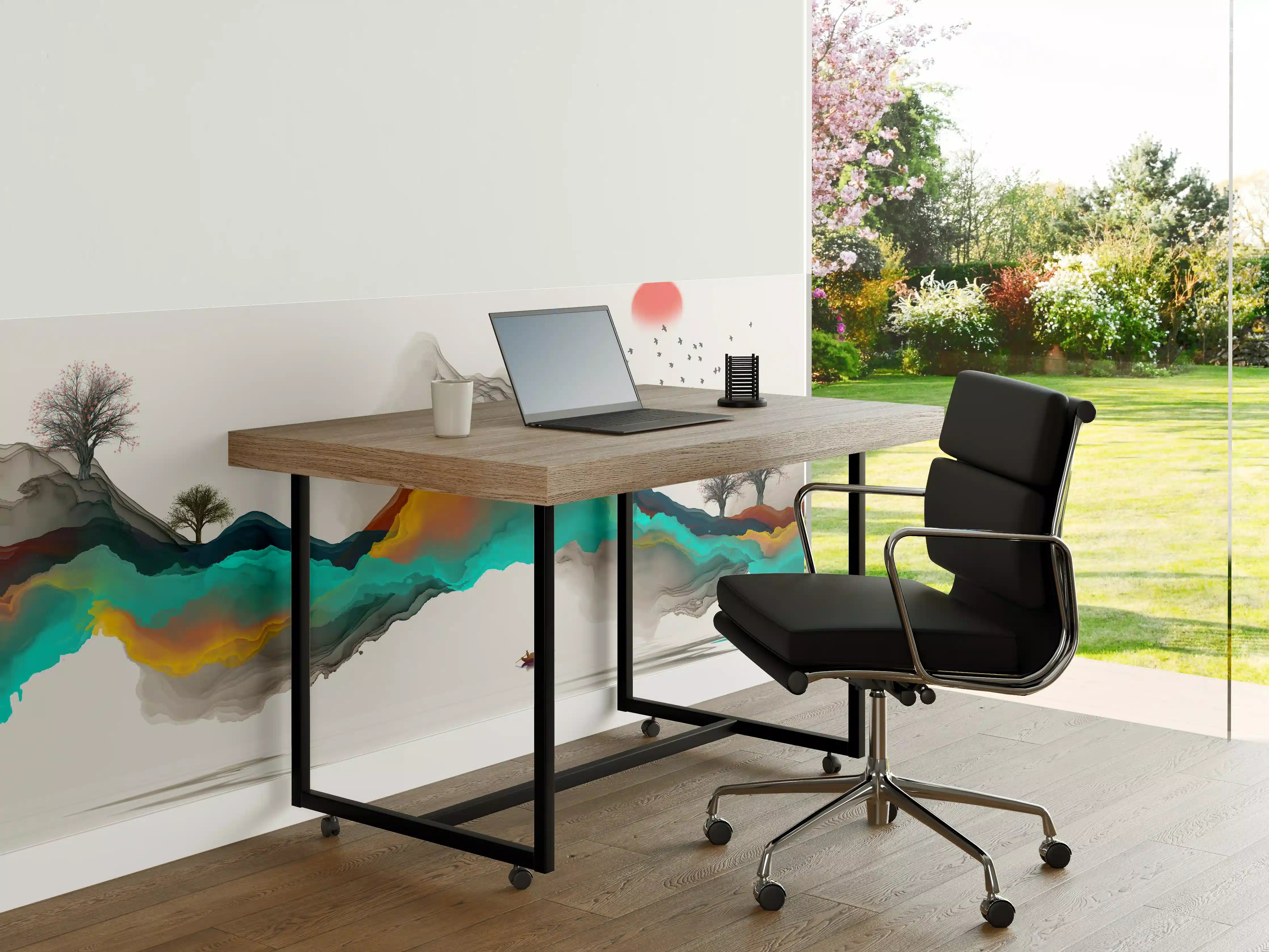 Büro Wandgestaltung - Tinte Linie Dekoration Landschaft