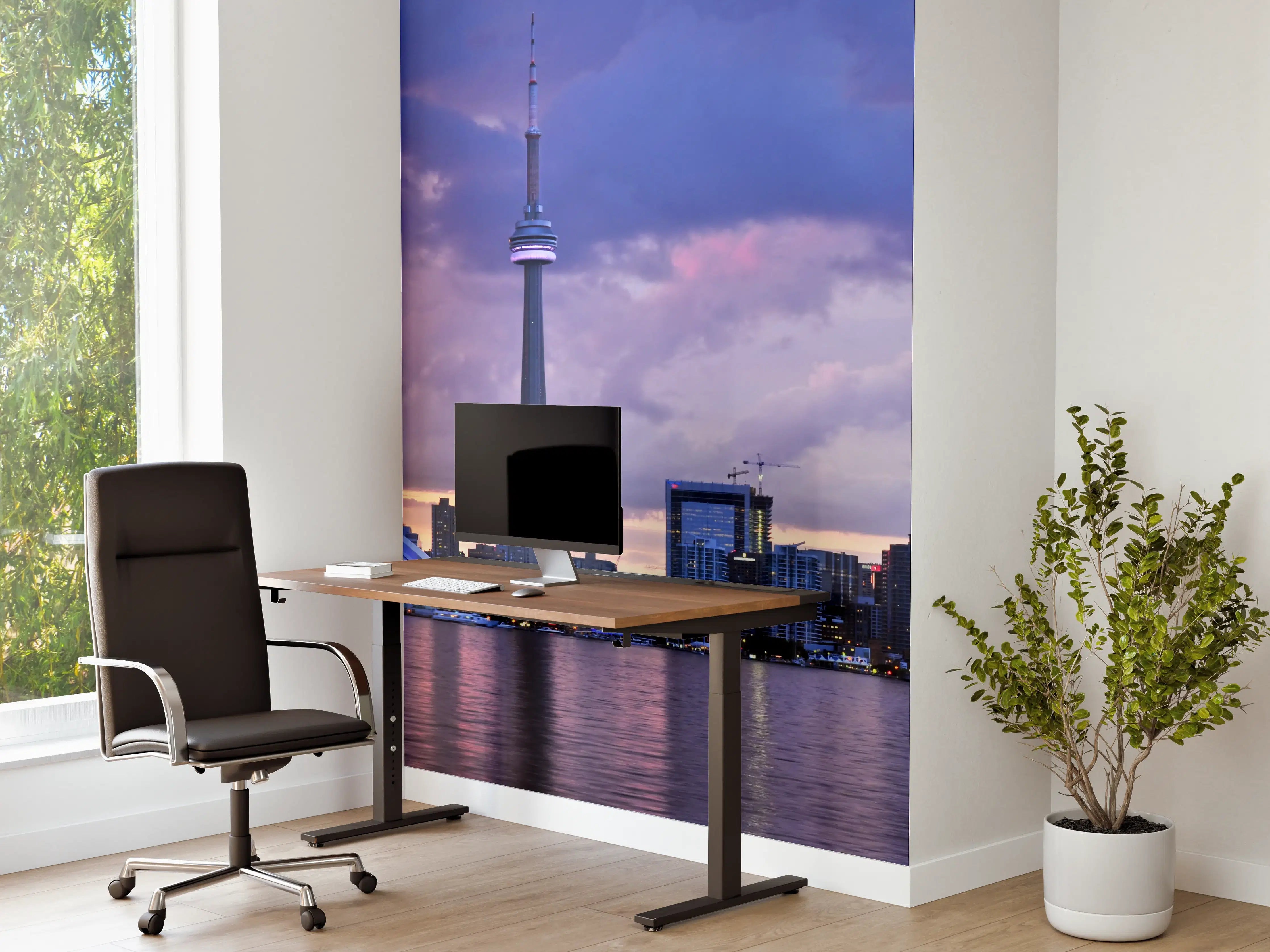 Büro Wandgestaltung - Toronto Skyline bei Abendlicht