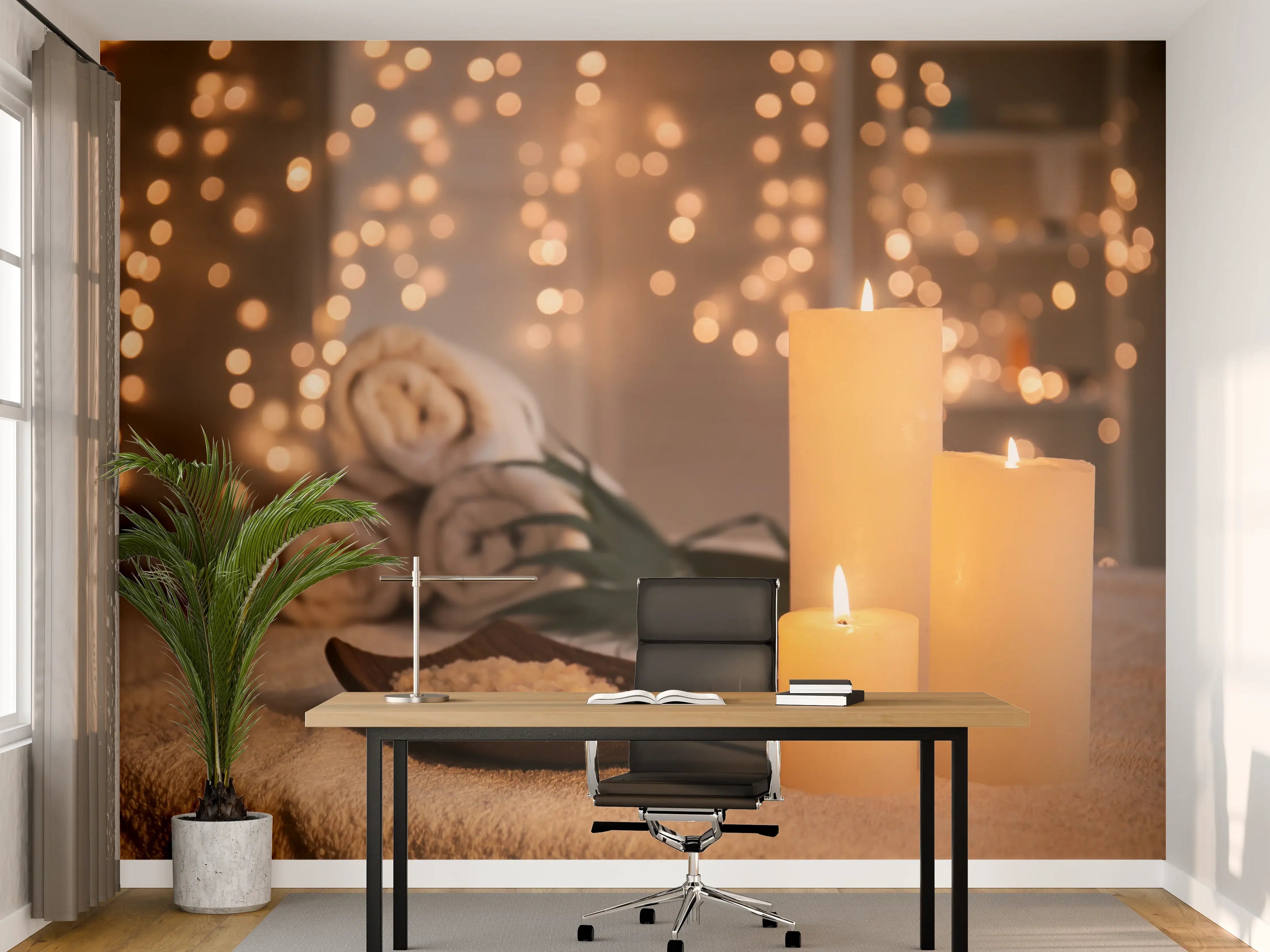 Büro Wandgestaltung - Traditioneller Spa-Salon