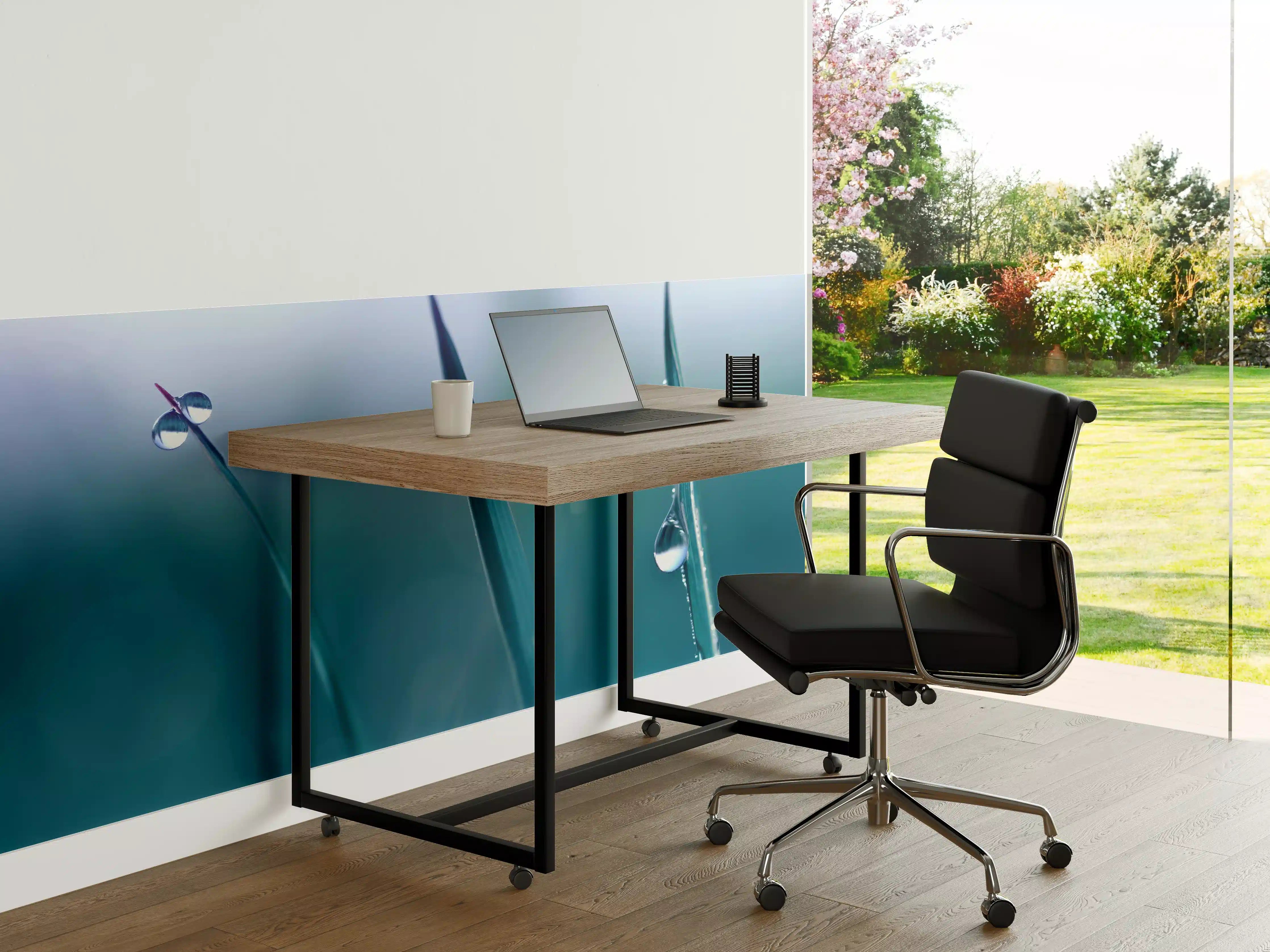 Büro Wandgestaltung - Transparente Tautropfen