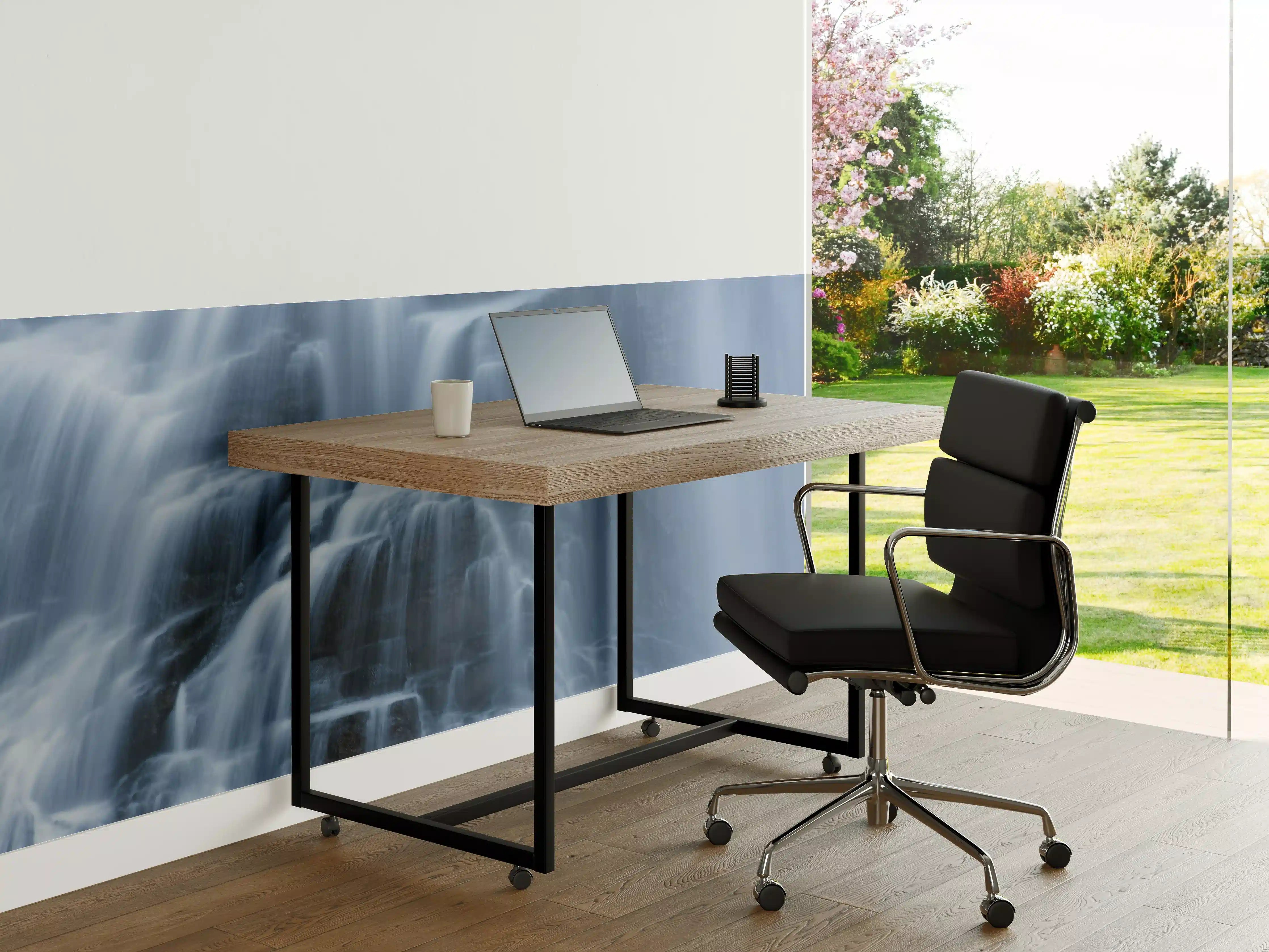 Büro Wandgestaltung - Traumartiger Wasserfall an Felsenwand