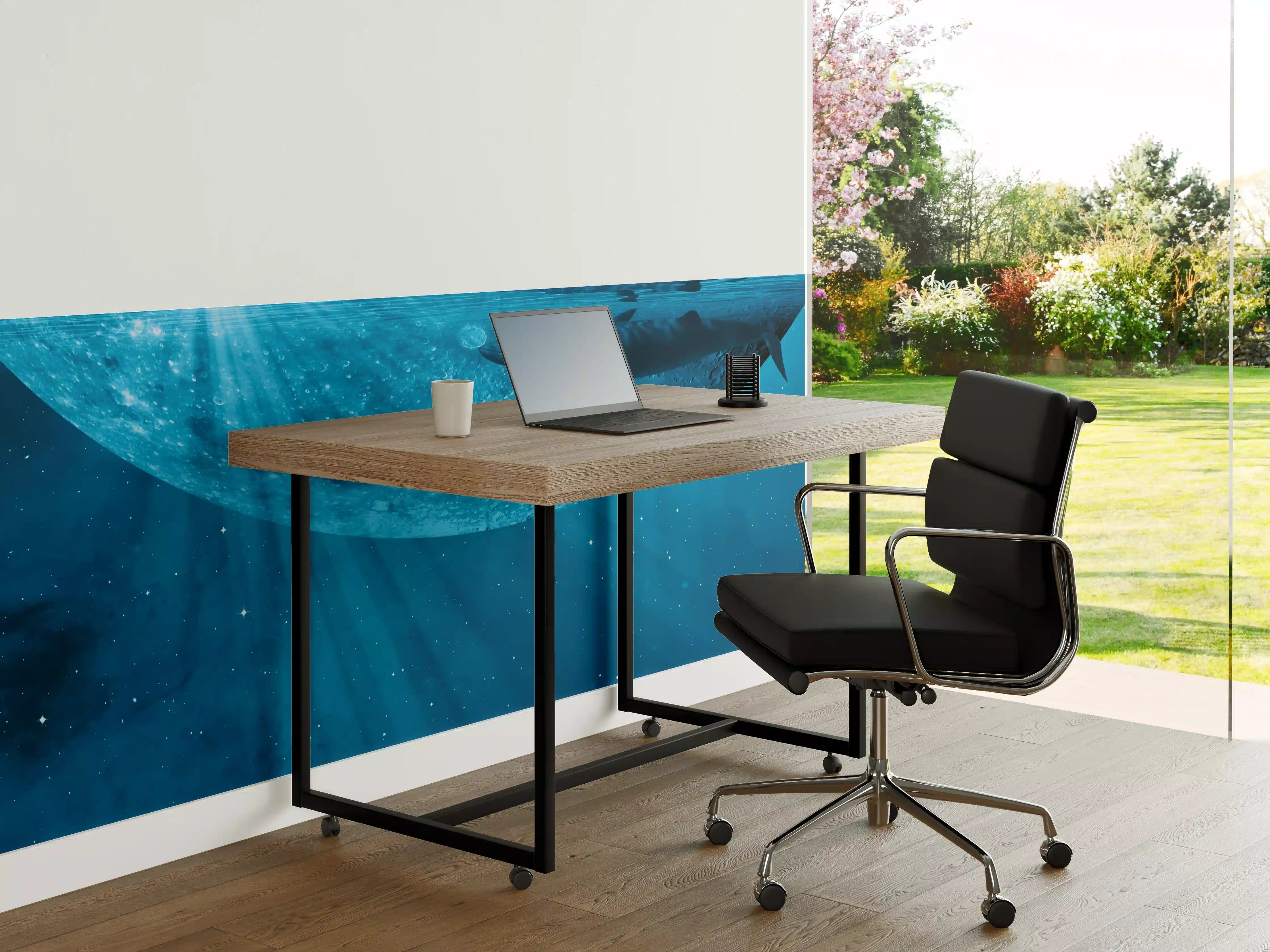 Büro Wandgestaltung - Traumbild eines Wals