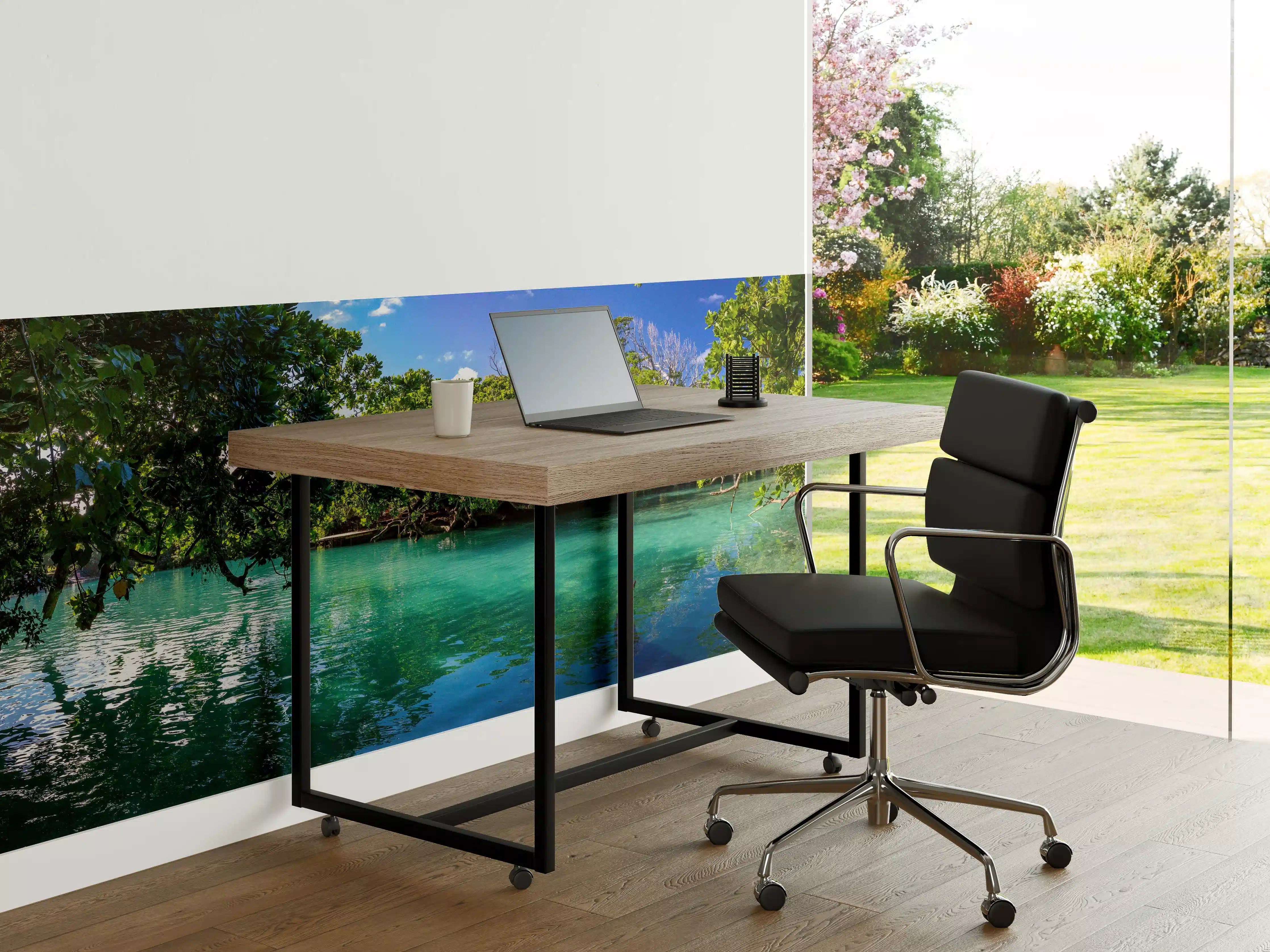 Büro Wandgestaltung - Traumhafter See im Wald - Indonesien