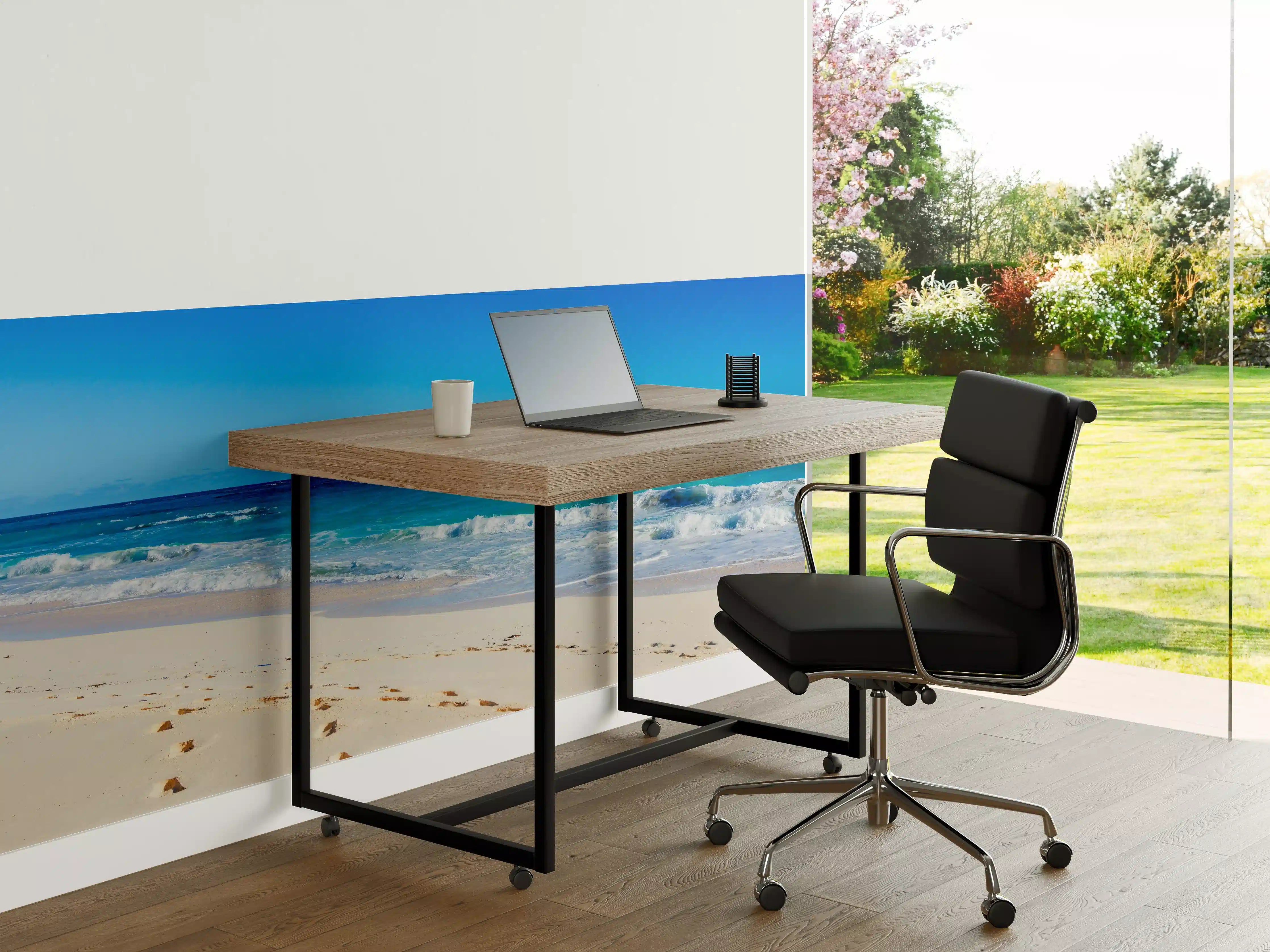 Büro Wandgestaltung - Traumhafter Strand mit klarem Wasser