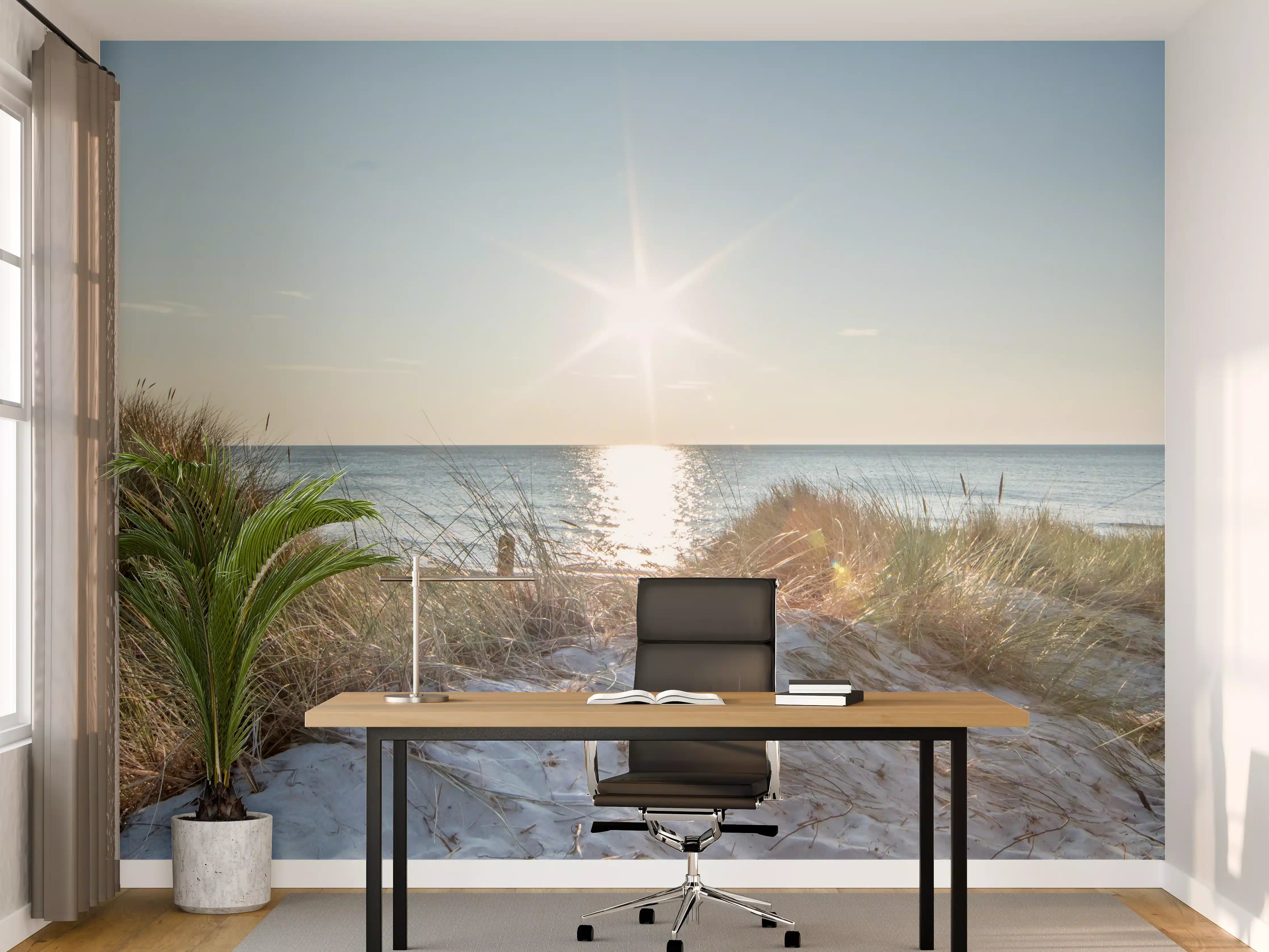 Büro Wandgestaltung - Traumstrand an der Ostküste