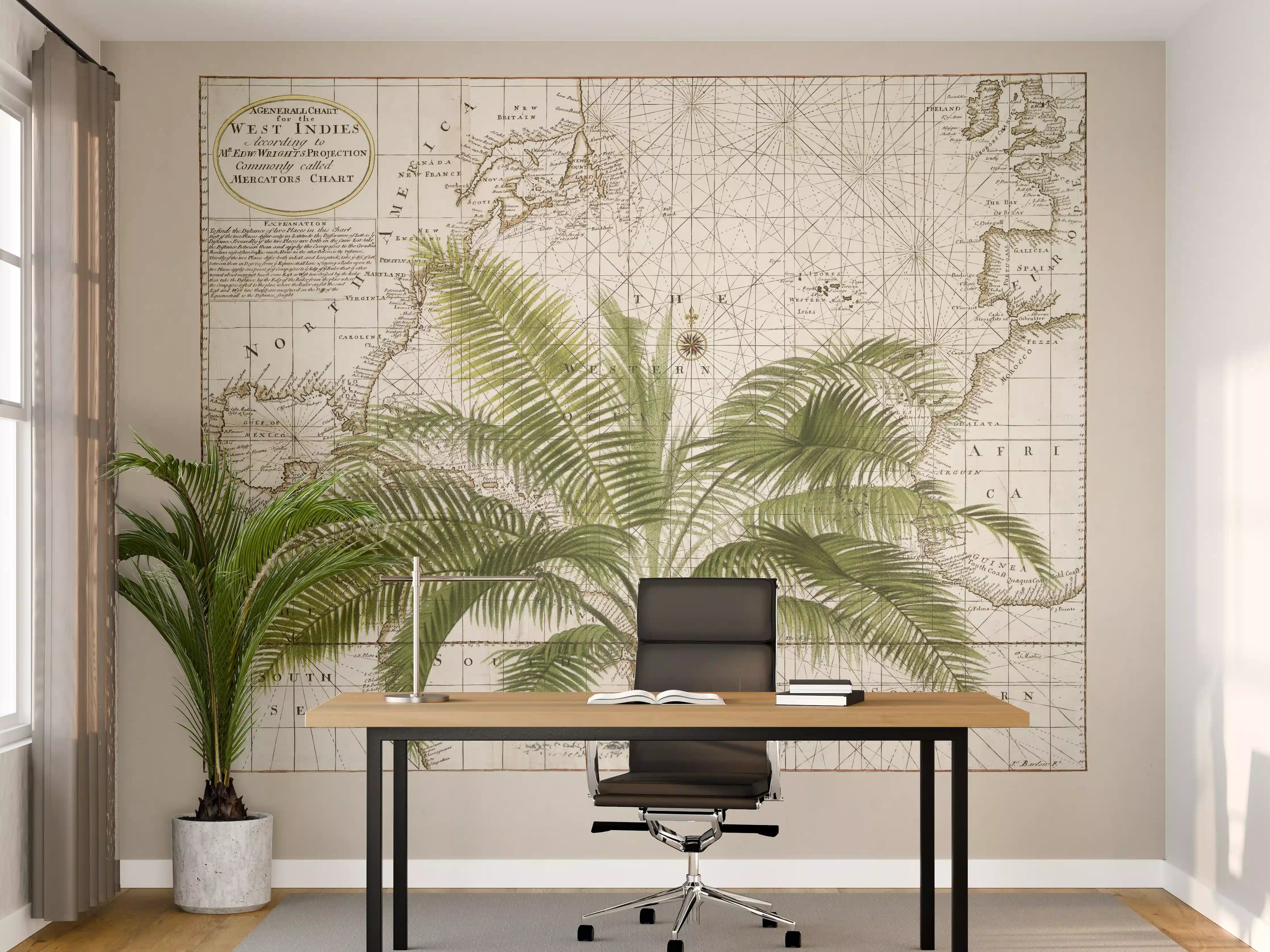 Büro Wandgestaltung - Tropical Empire No1
