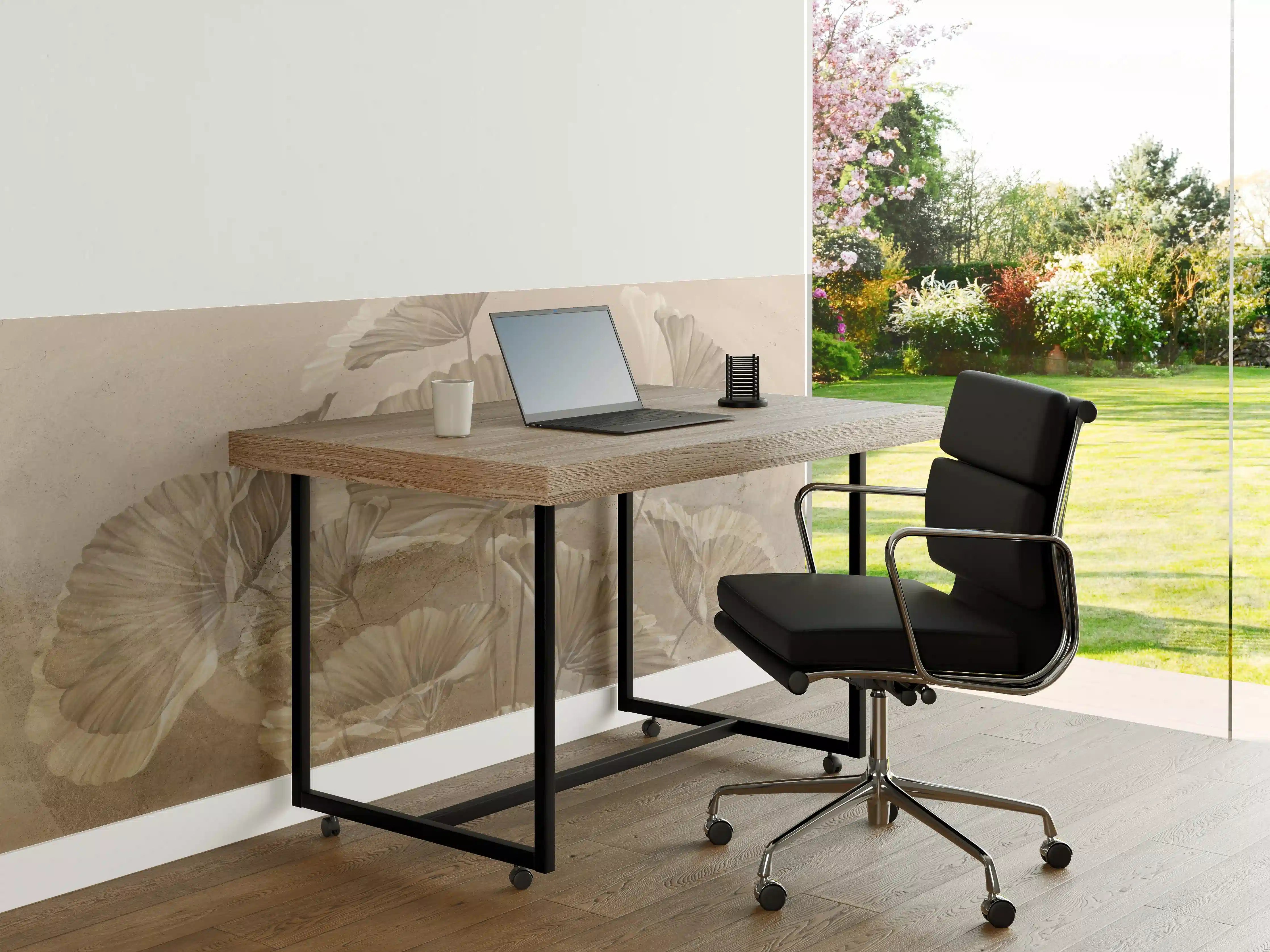 Büro Wandgestaltung - Tropische Blätter - Zeichnung