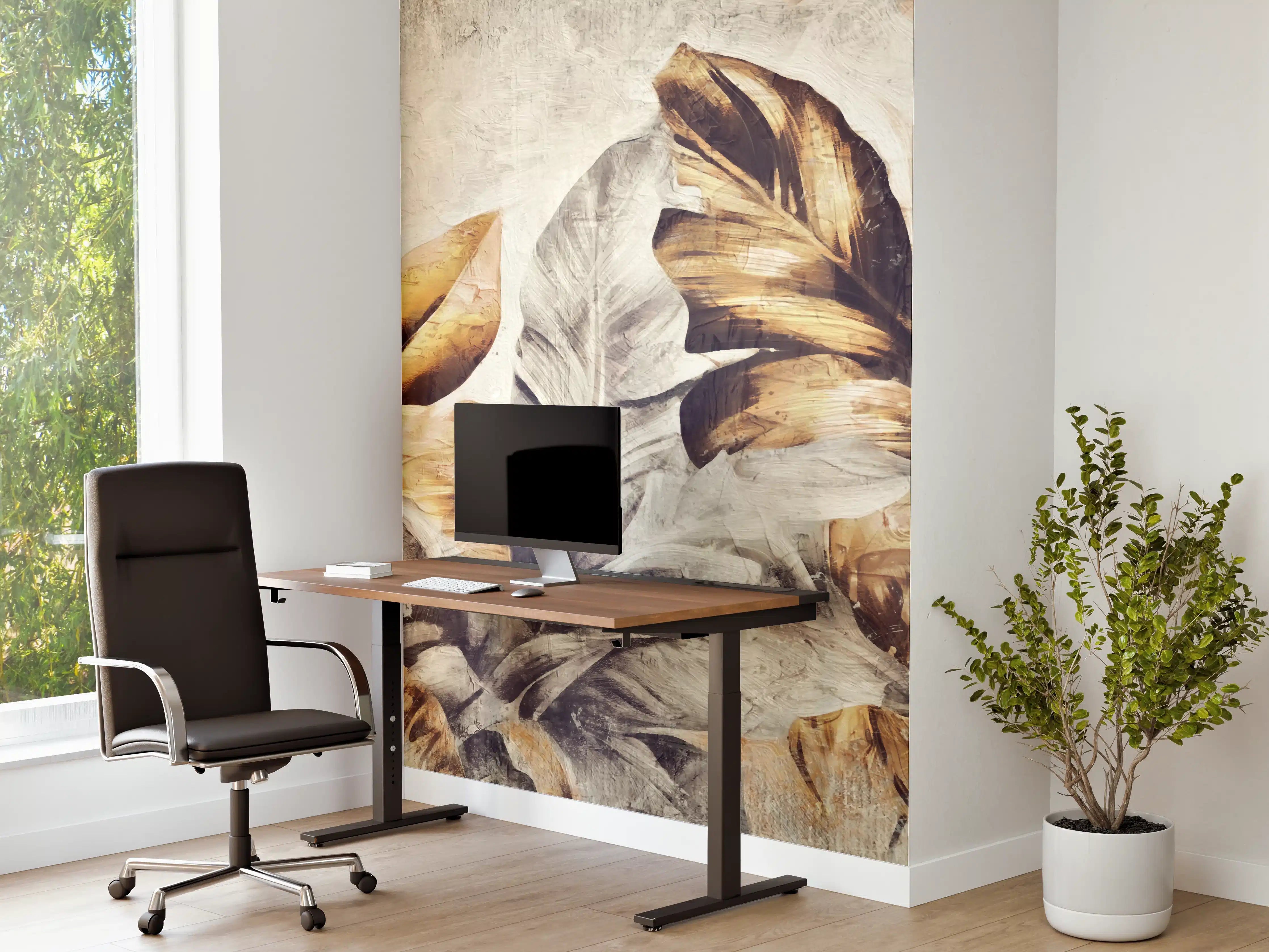 Büro Wandgestaltung - Tropische Dschungelpanorama-Kunst