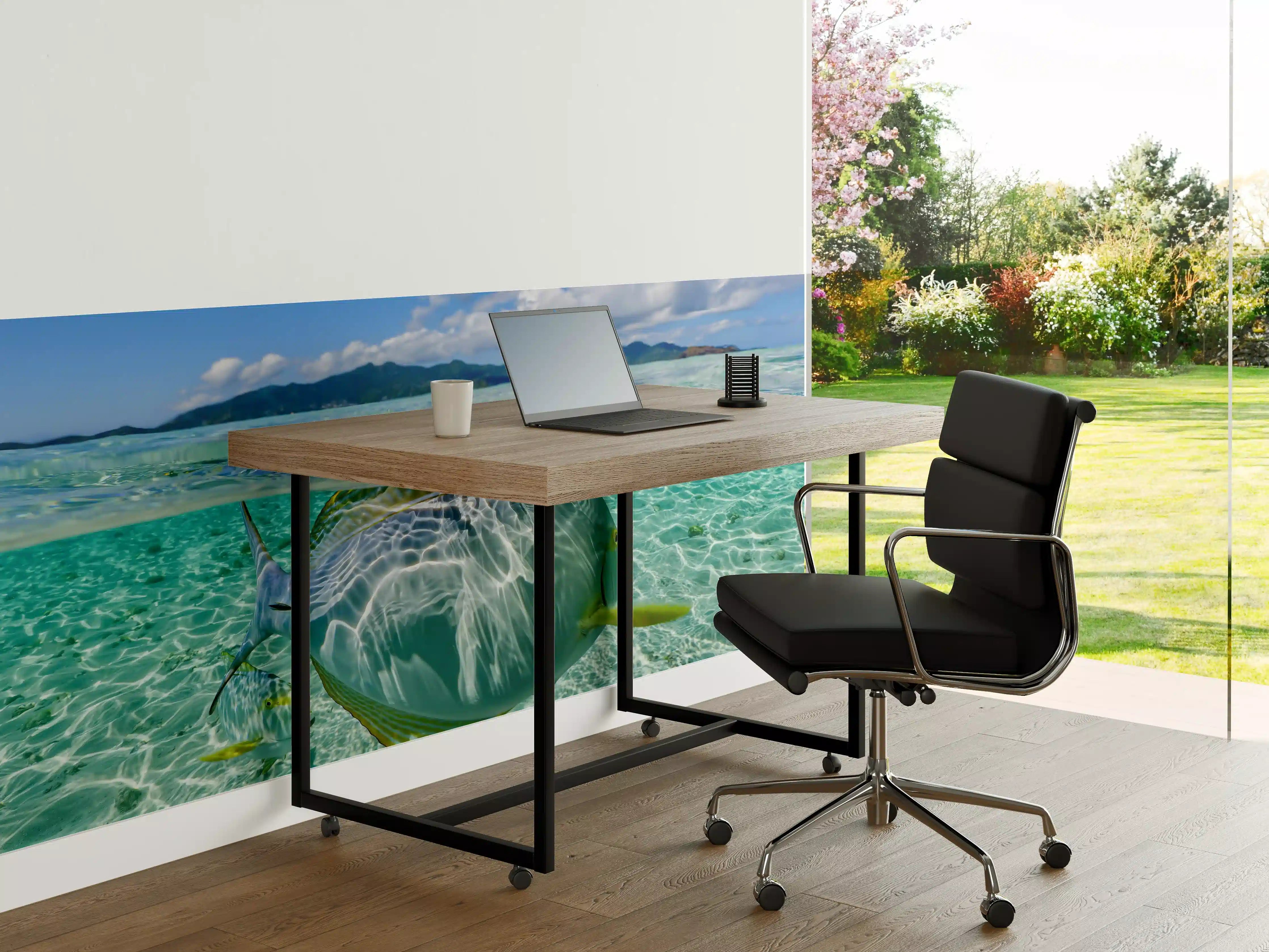 Büro Wandgestaltung - Tropischer Fisch - Unterwasserwelt