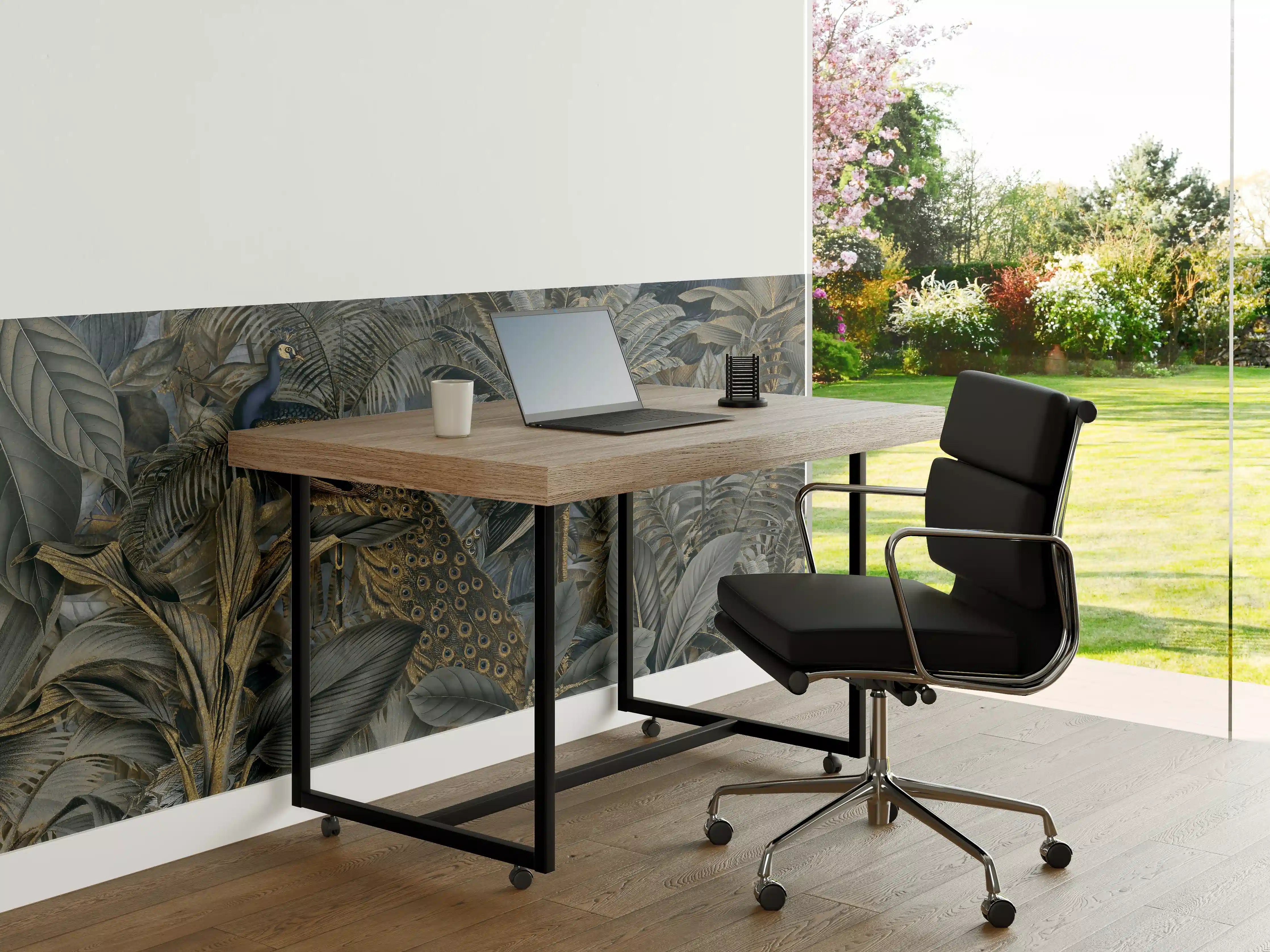 Büro Wandgestaltung - Tropischer Garten - Pfau