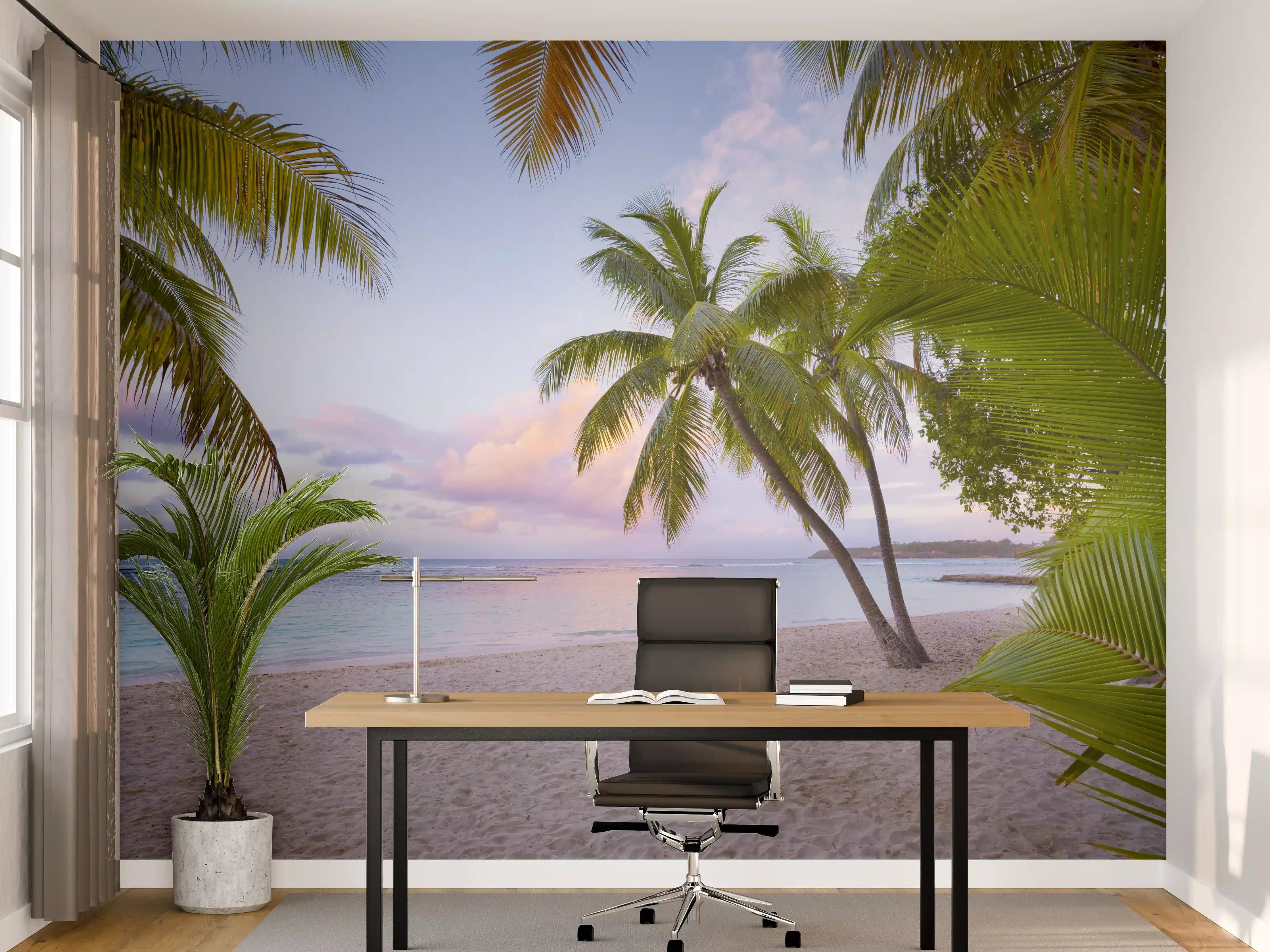 Büro Wandgestaltung - Tropischer Strand