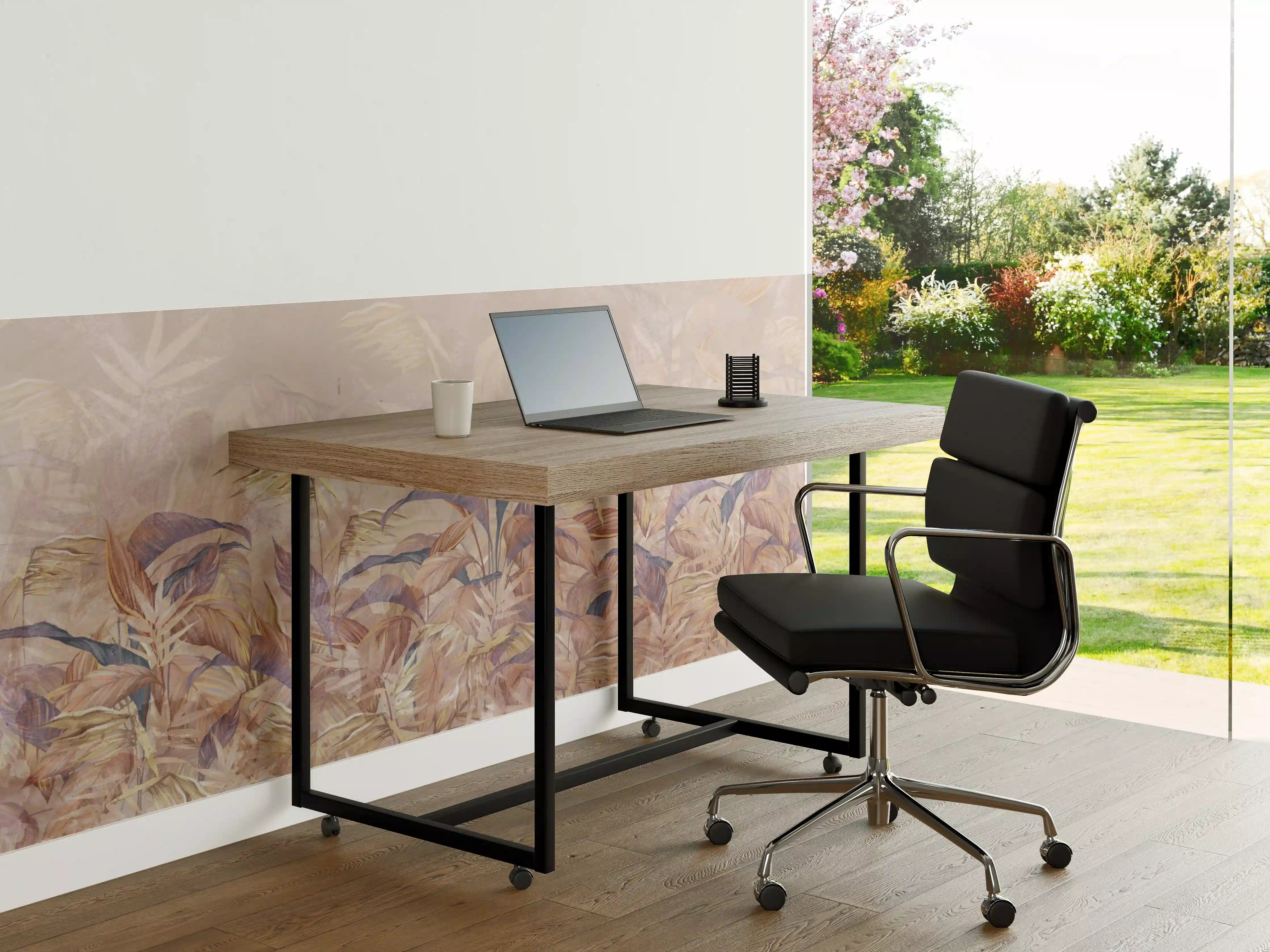Büro Wandgestaltung - Tropisches Blätter Design