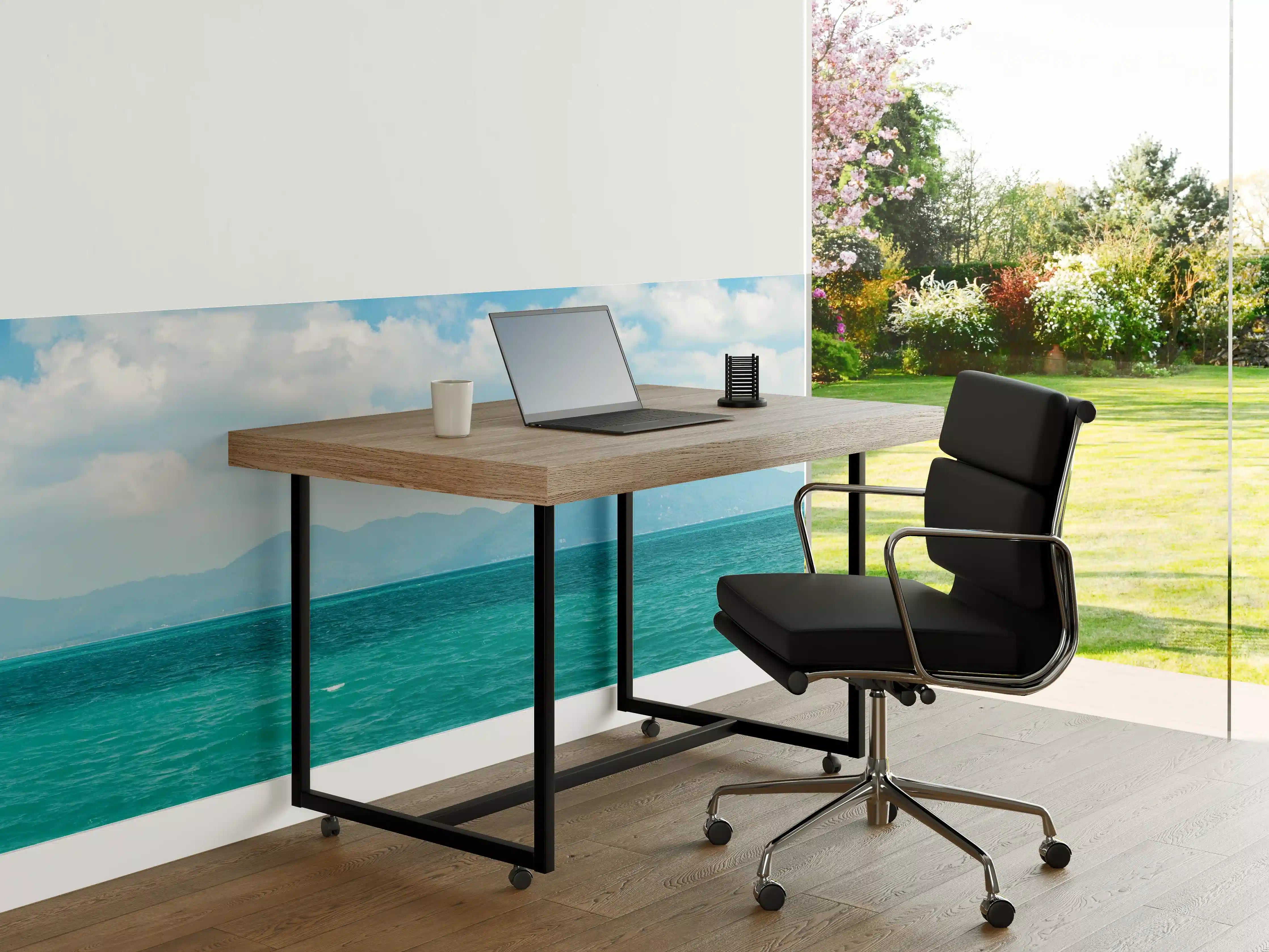 Büro Wandgestaltung - Tropisches Blau-Grün-Meerespanorama