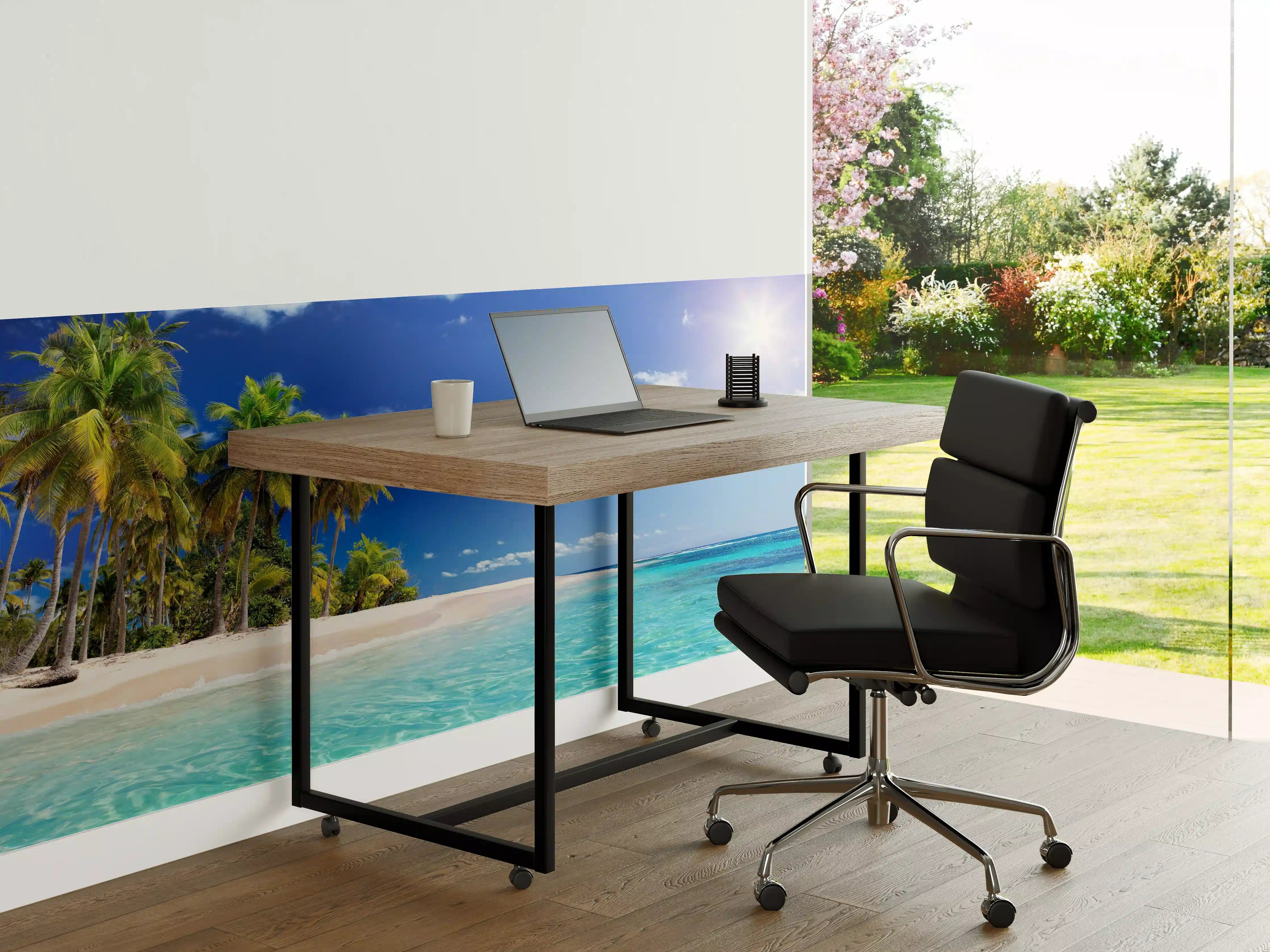 Büro Wandgestaltung - Tropisches Paradies: Strahlend blauer Himmel