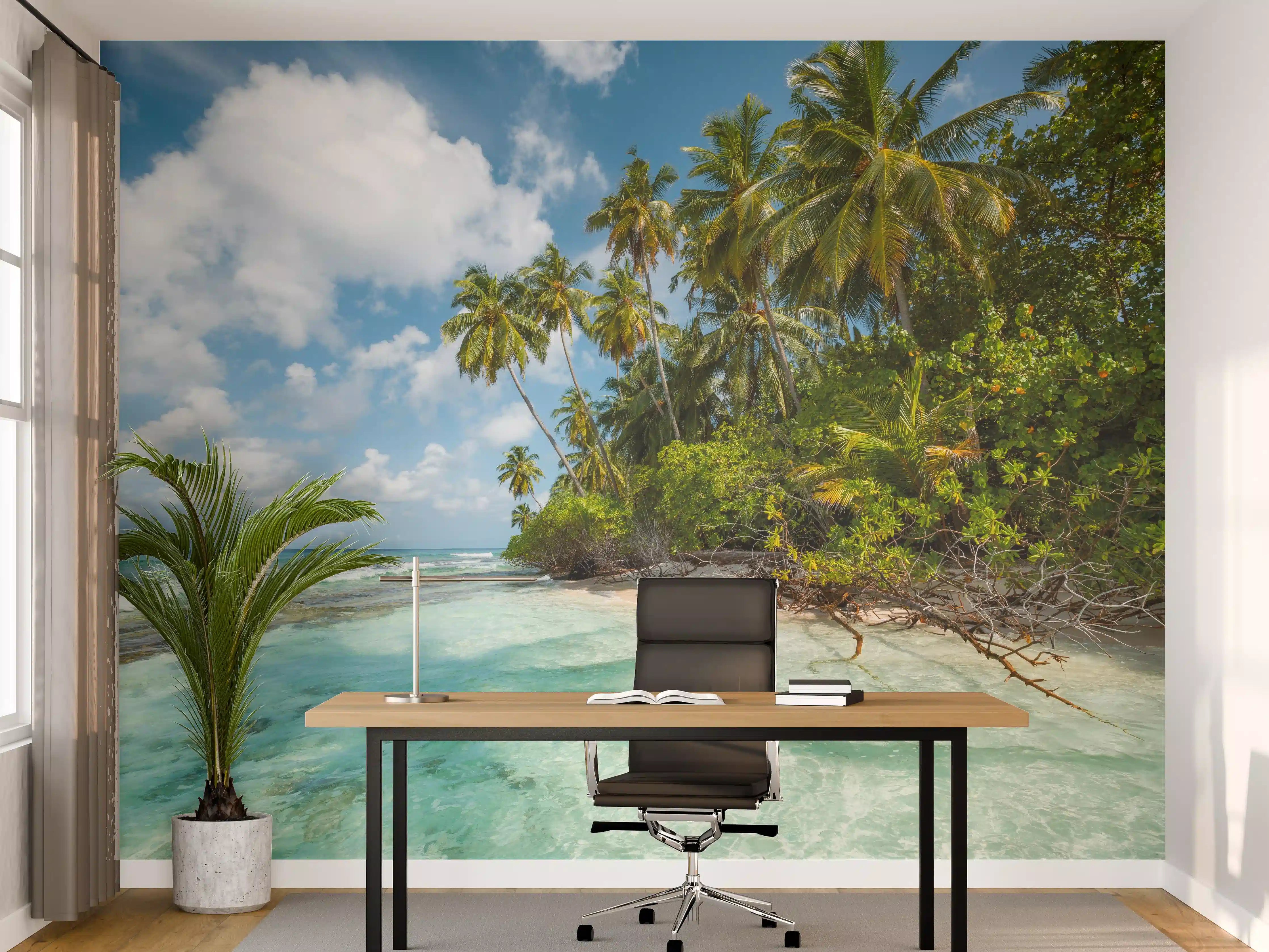 Büro Wandgestaltung - Turquoise Bay