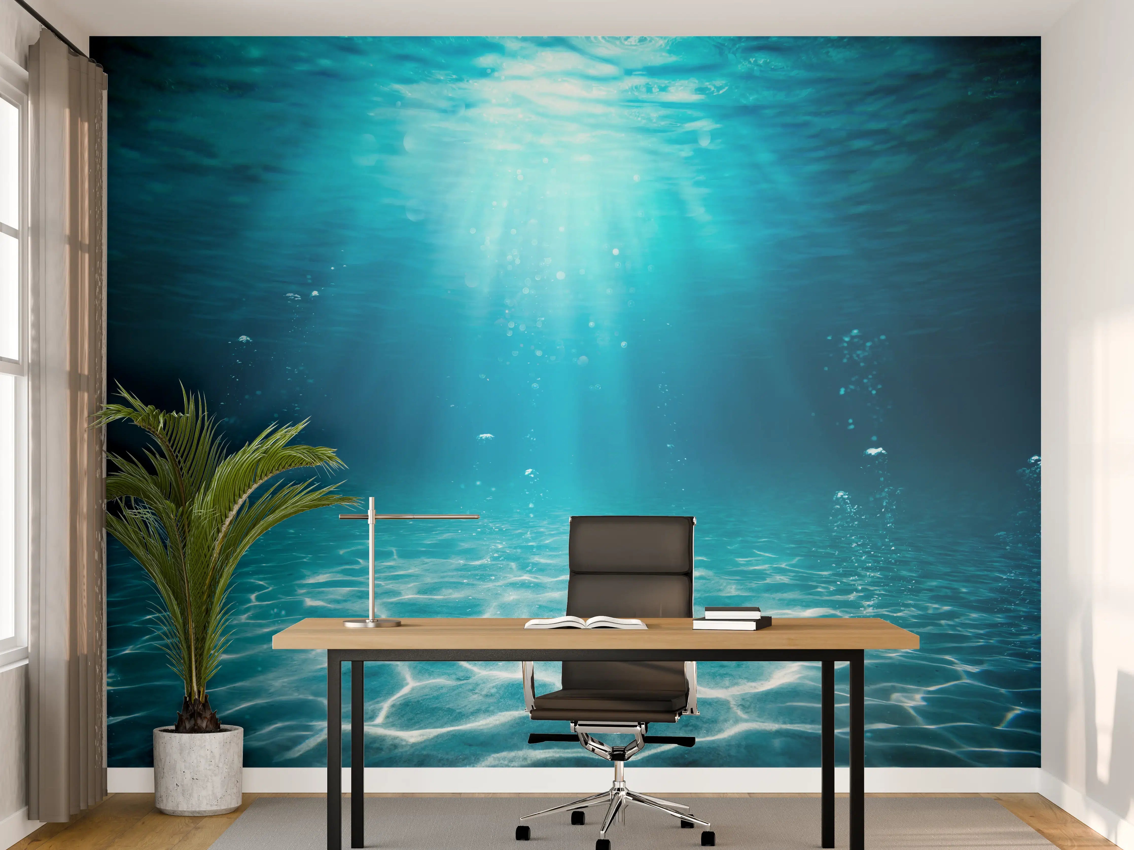 Büro Wandgestaltung - Unterwasser Blick - Ozean