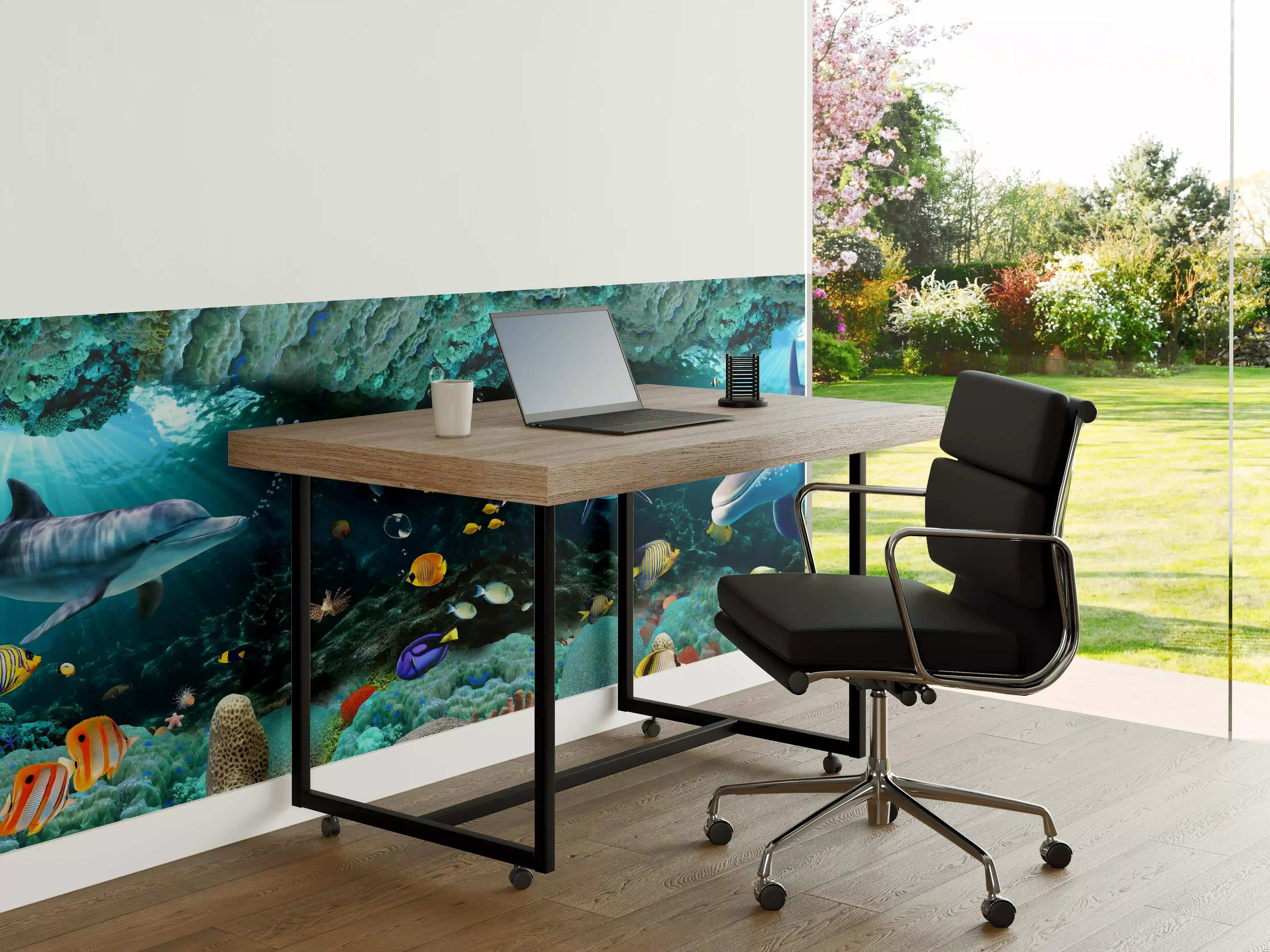 Büro Wandgestaltung - Unterwasserwelt - Grafik