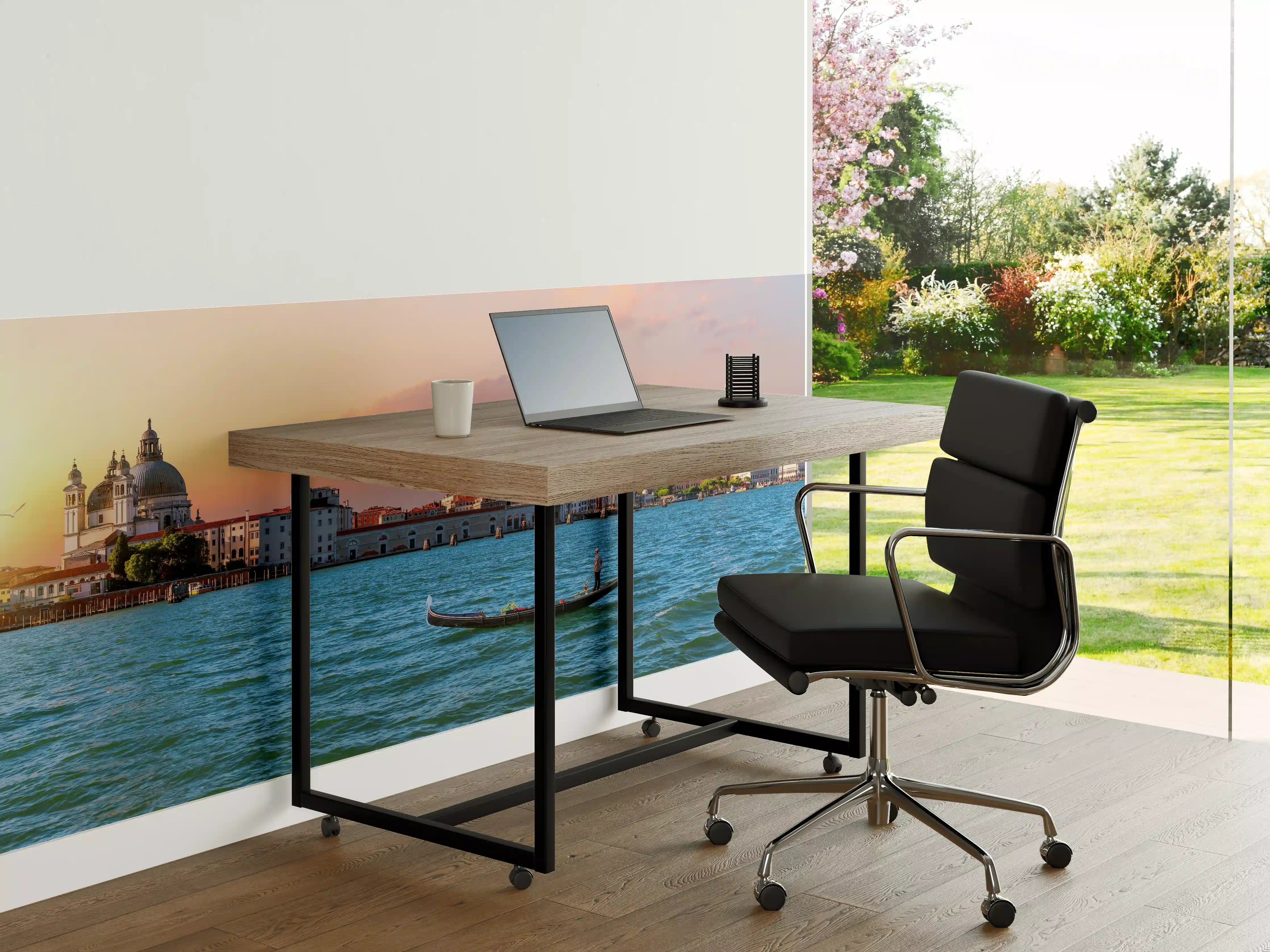 Büro Wandgestaltung - Venedig Skyline bei Sonnenuntergang