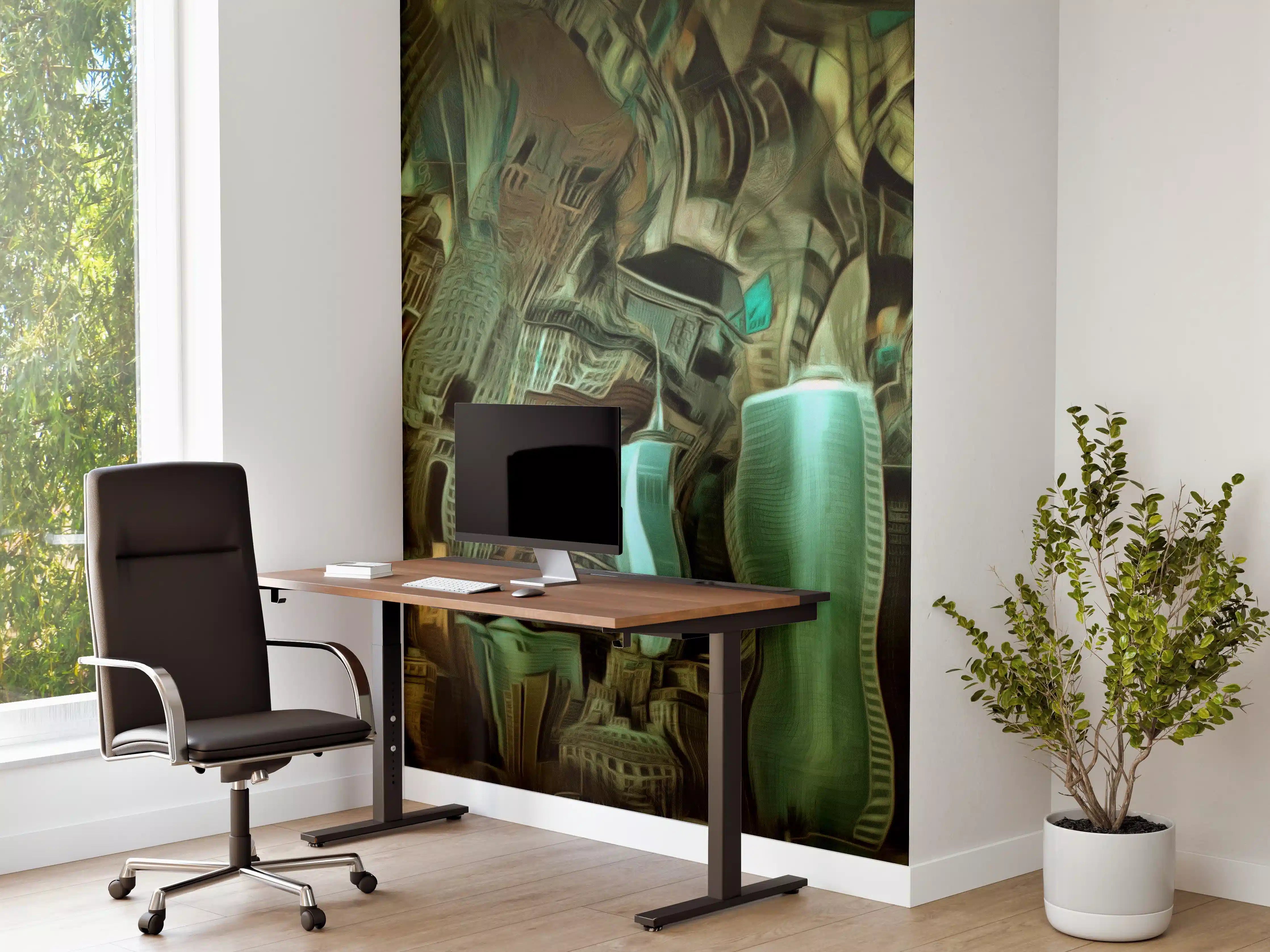 Büro Wandgestaltung - Verdrehtes Portrait - New York