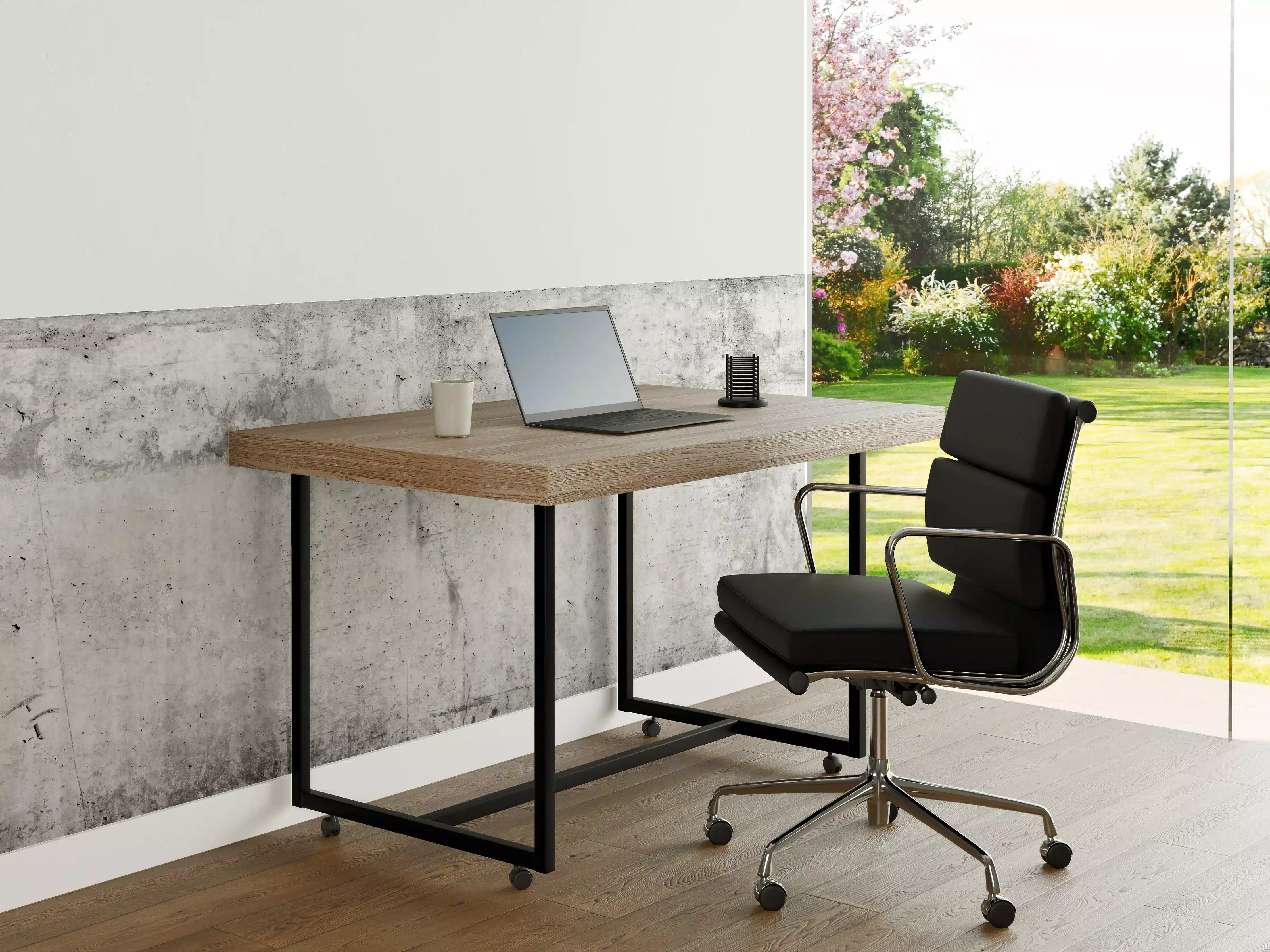 Büro Wandgestaltung - Verwitterte weiße Betonwandtextur