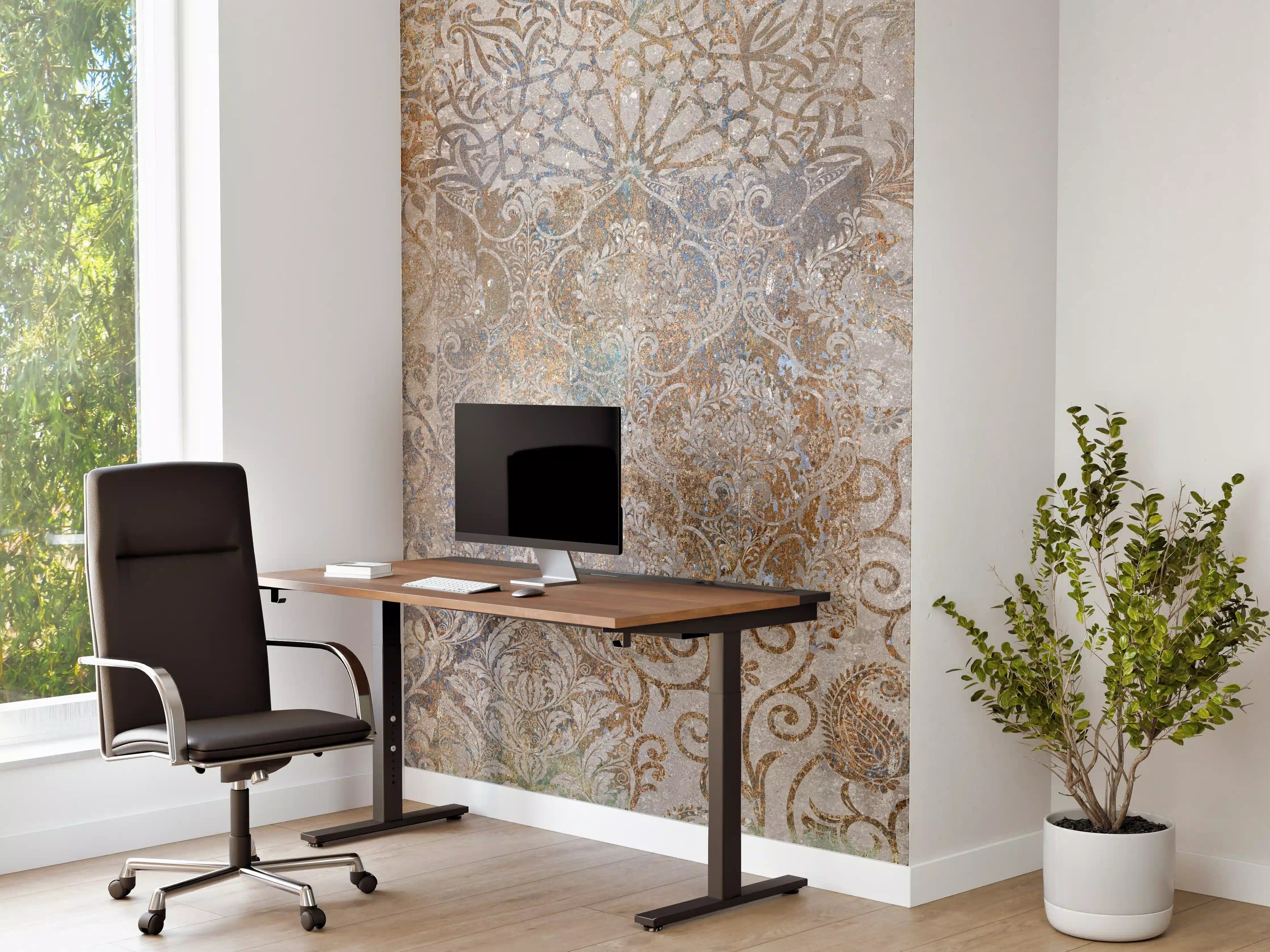 Büro Wandgestaltung - Vintage Florales Design