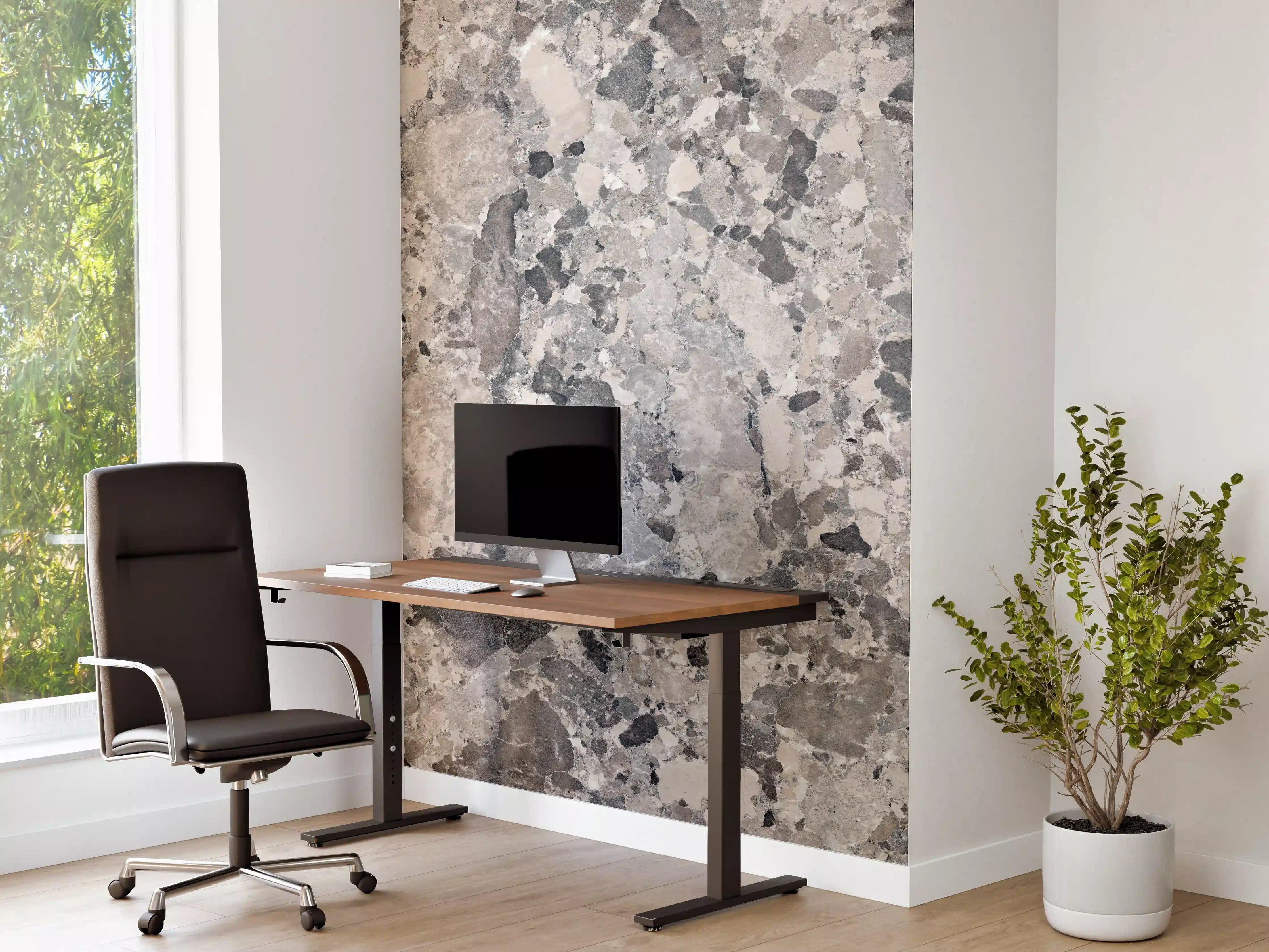 Büro Wandgestaltung - Vintage Granit-Textur
