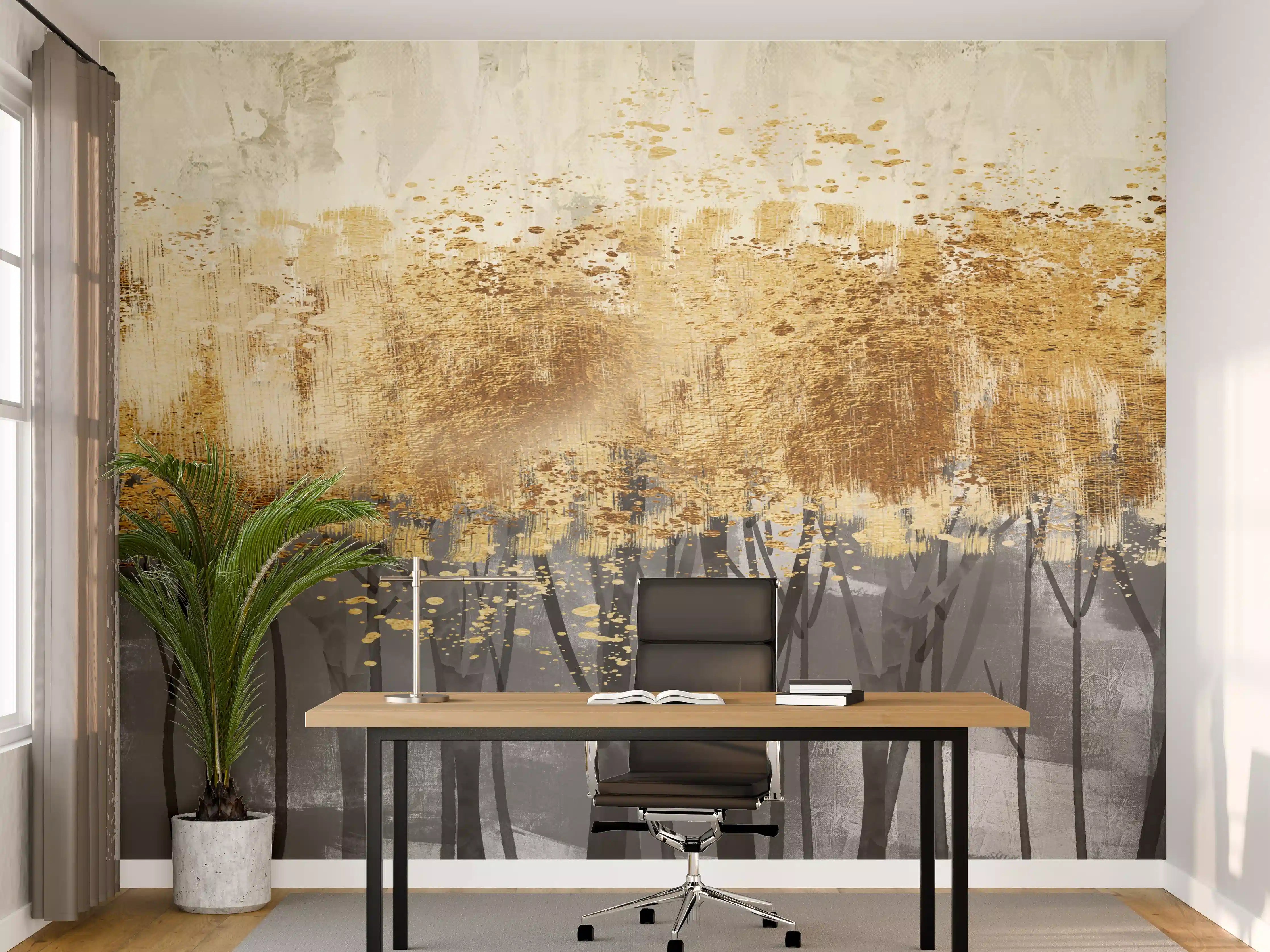 Büro Wandgestaltung - Vintage Kunstmalerei