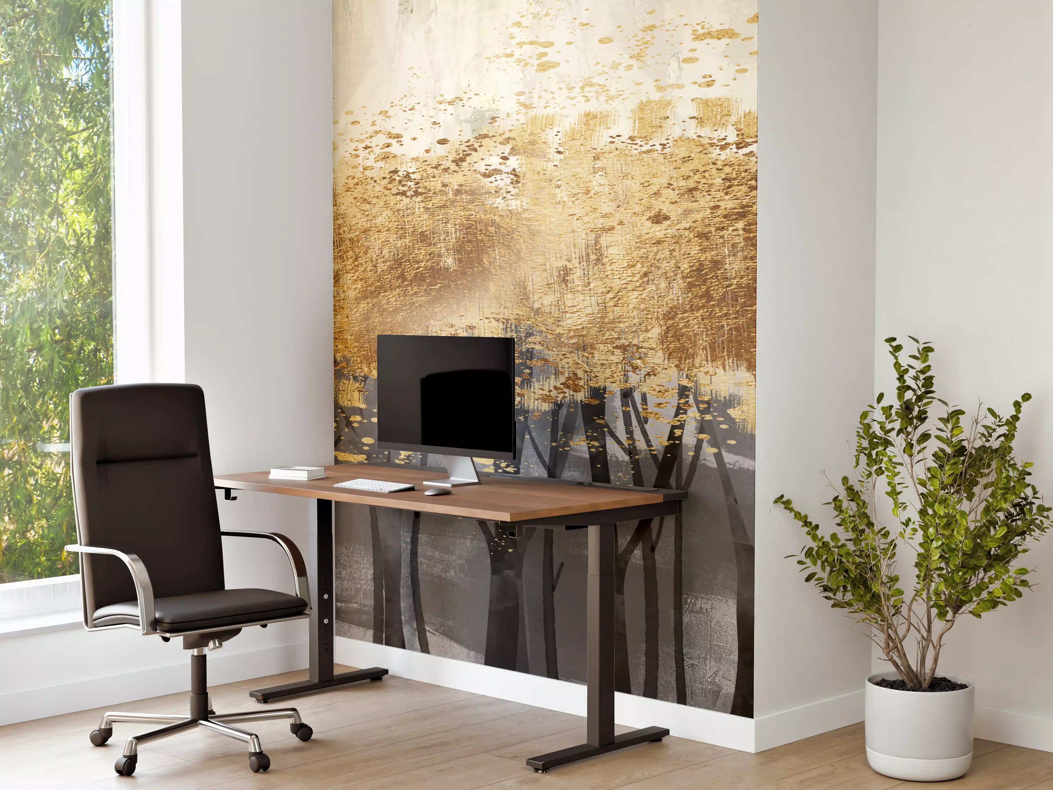 Büro Wandgestaltung - Vintage Kunstmalerei