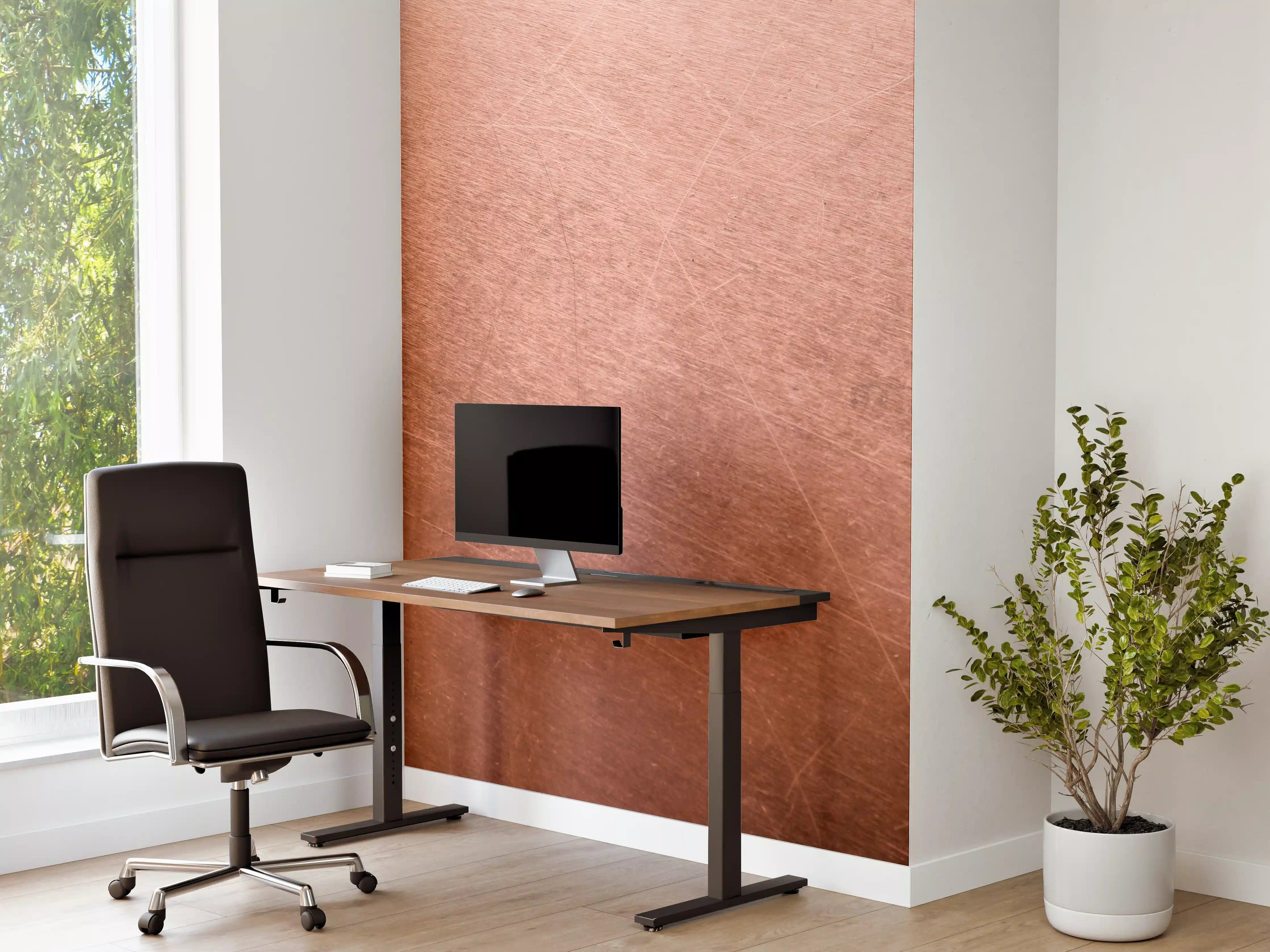 Büro Wandgestaltung - Vintage-Kupferblech