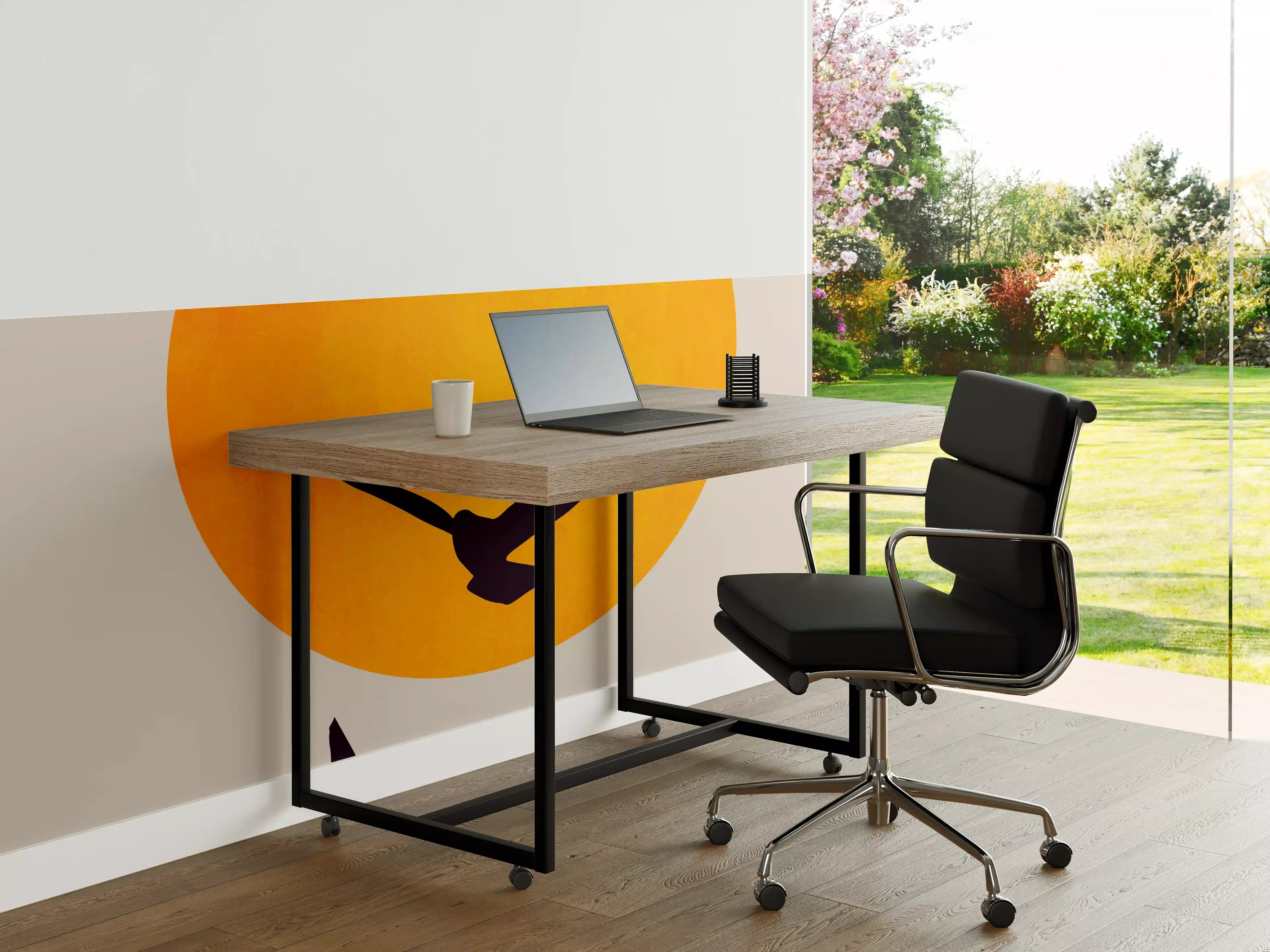 Büro Wandgestaltung - Vögel im Himmel - Grafik