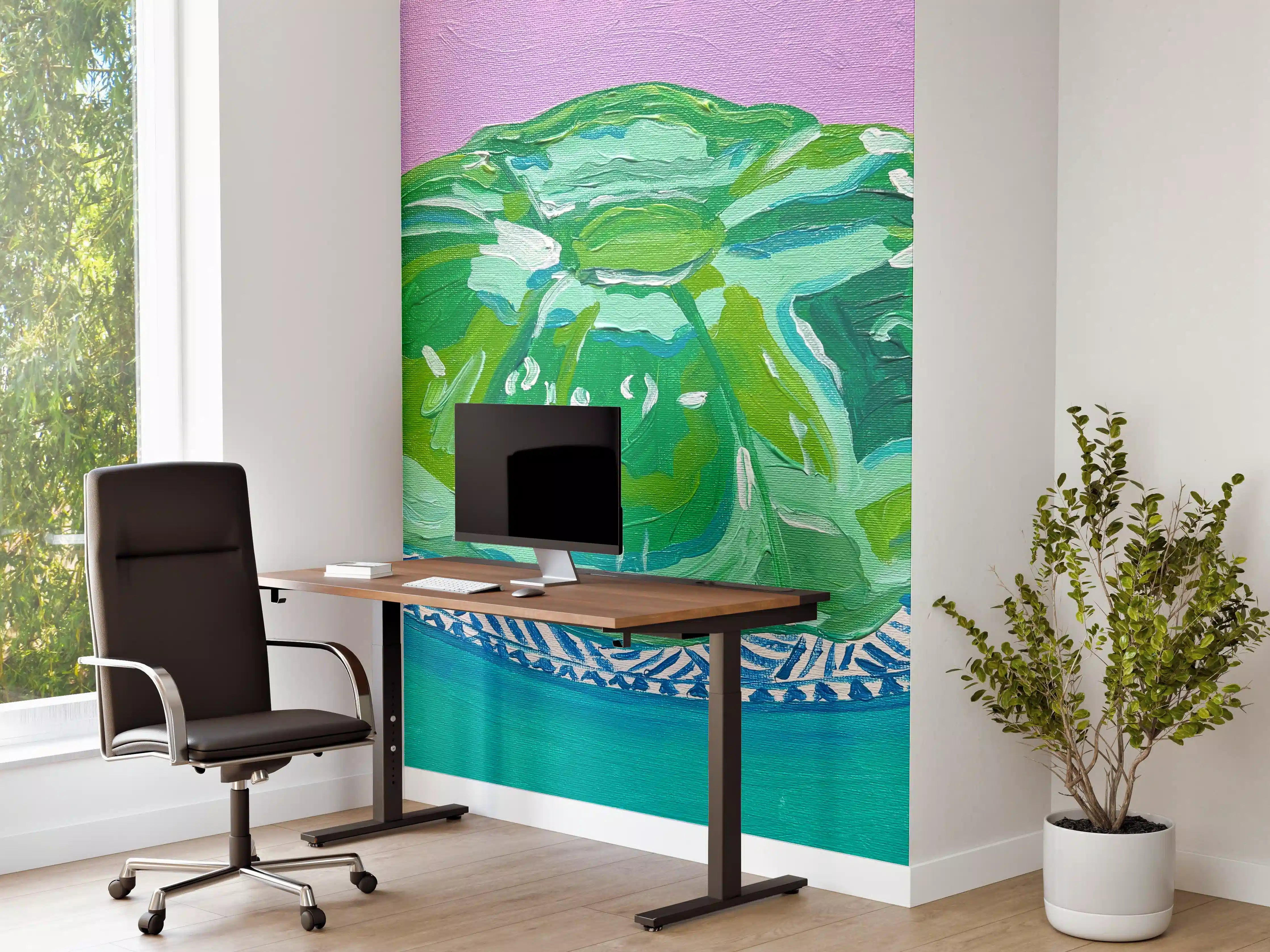Büro Wandgestaltung - Wackelpudding - Acryl Gemälde