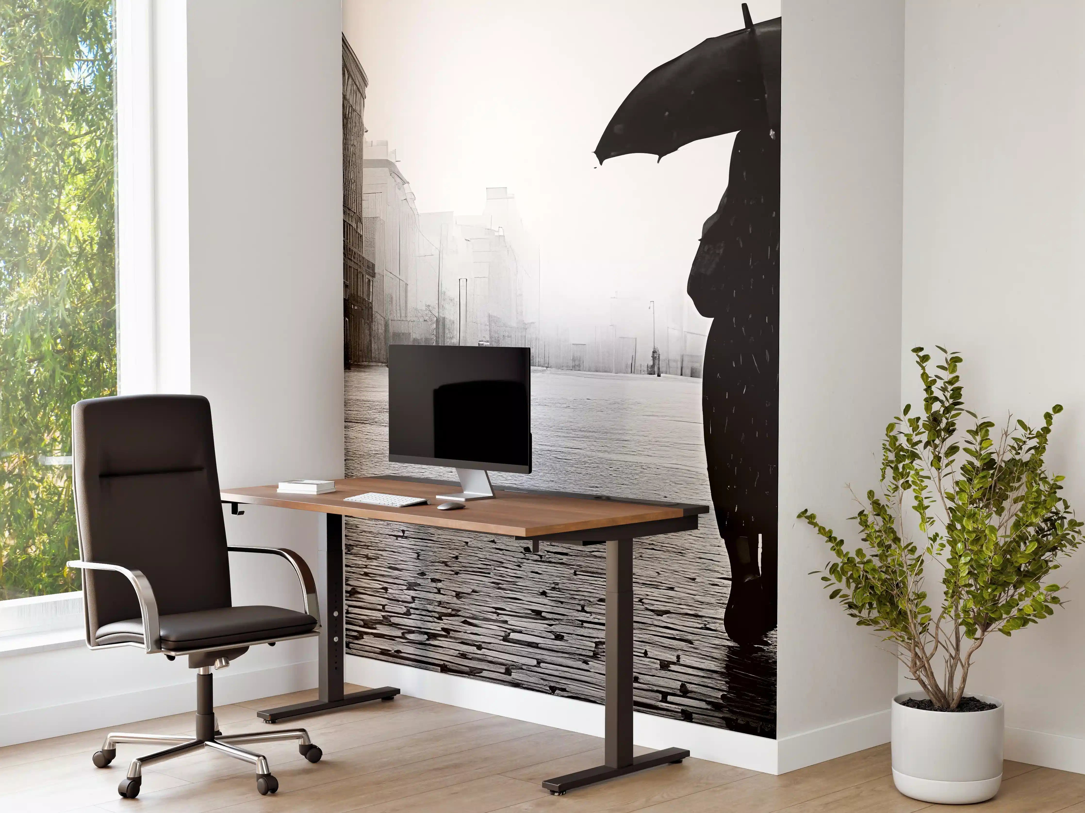 Büro Wandgestaltung - Walking Alone