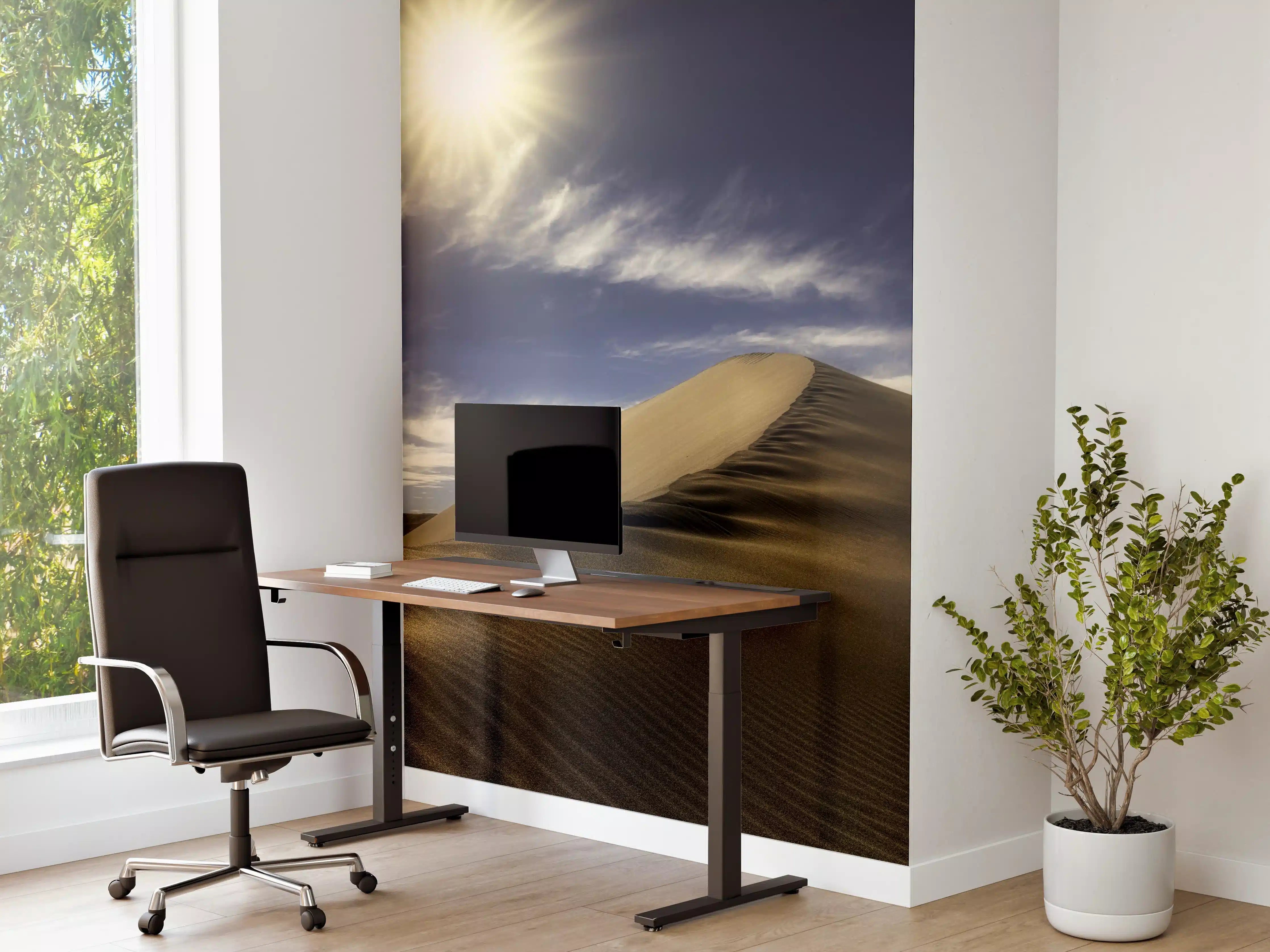 Büro Wandgestaltung - Wanderer in der Wüste