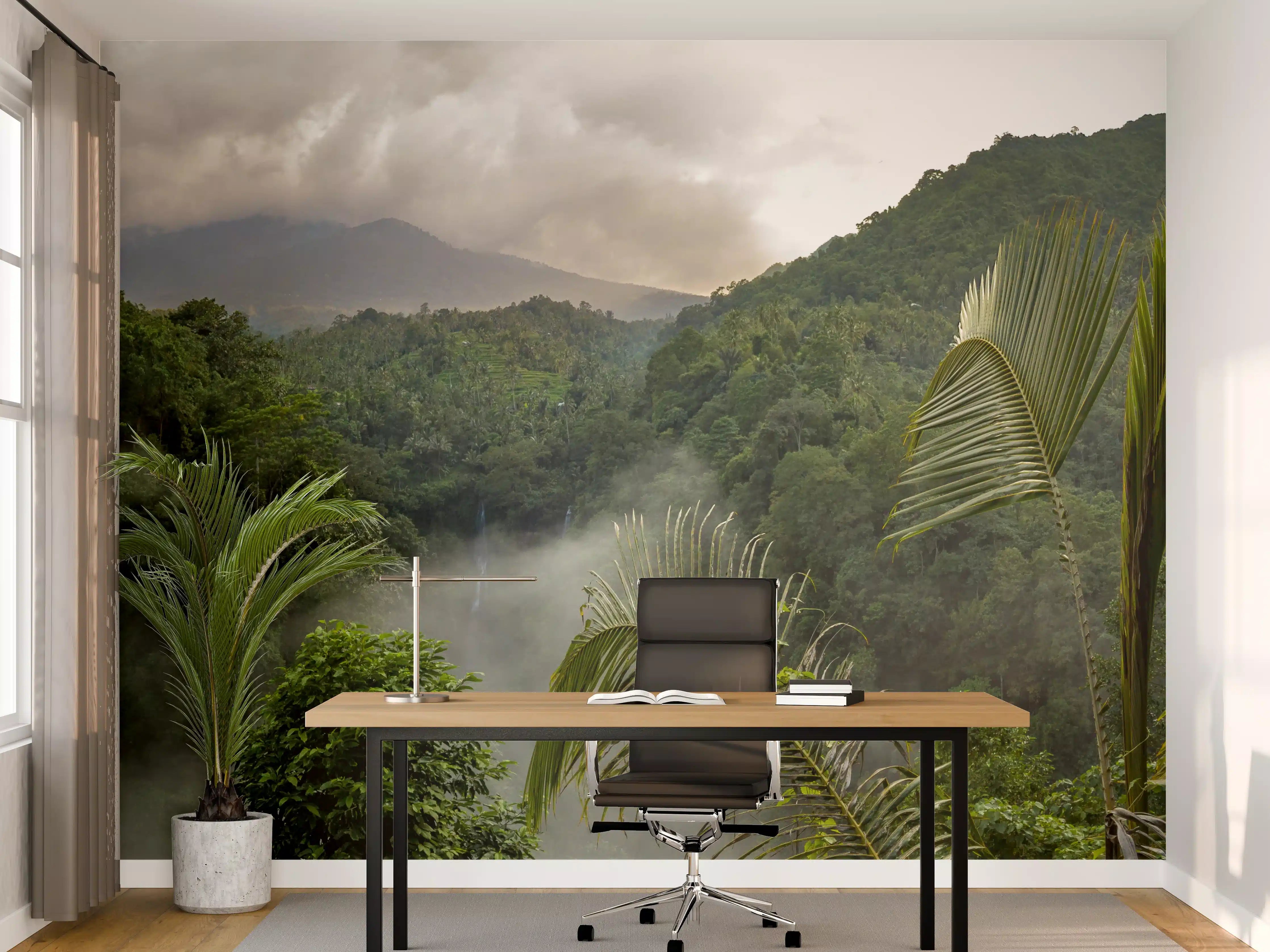 Büro Wandgestaltung - Wasserfälle im Regenwald 2