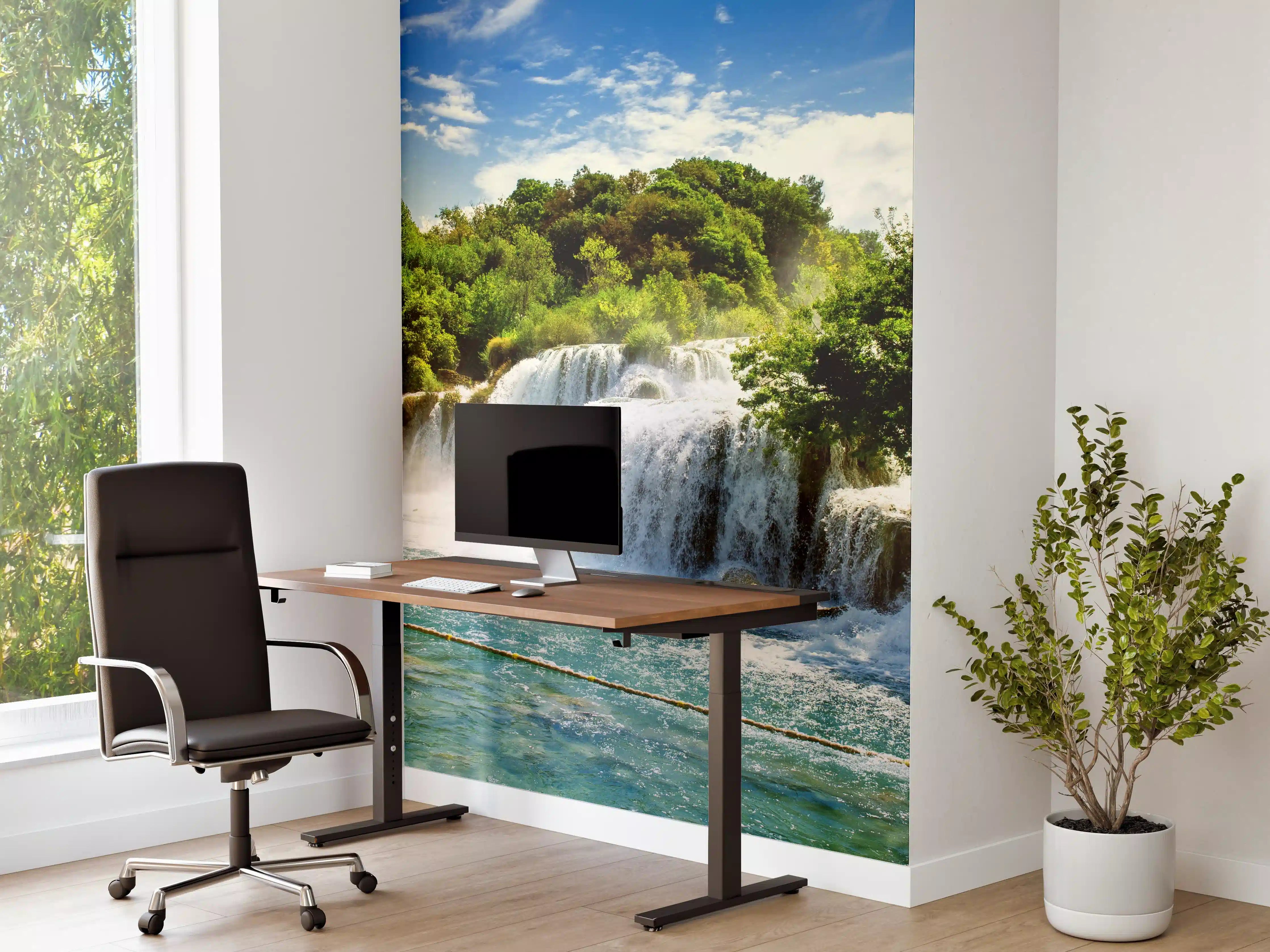 Büro Wandgestaltung - Wasserfälle in Krka