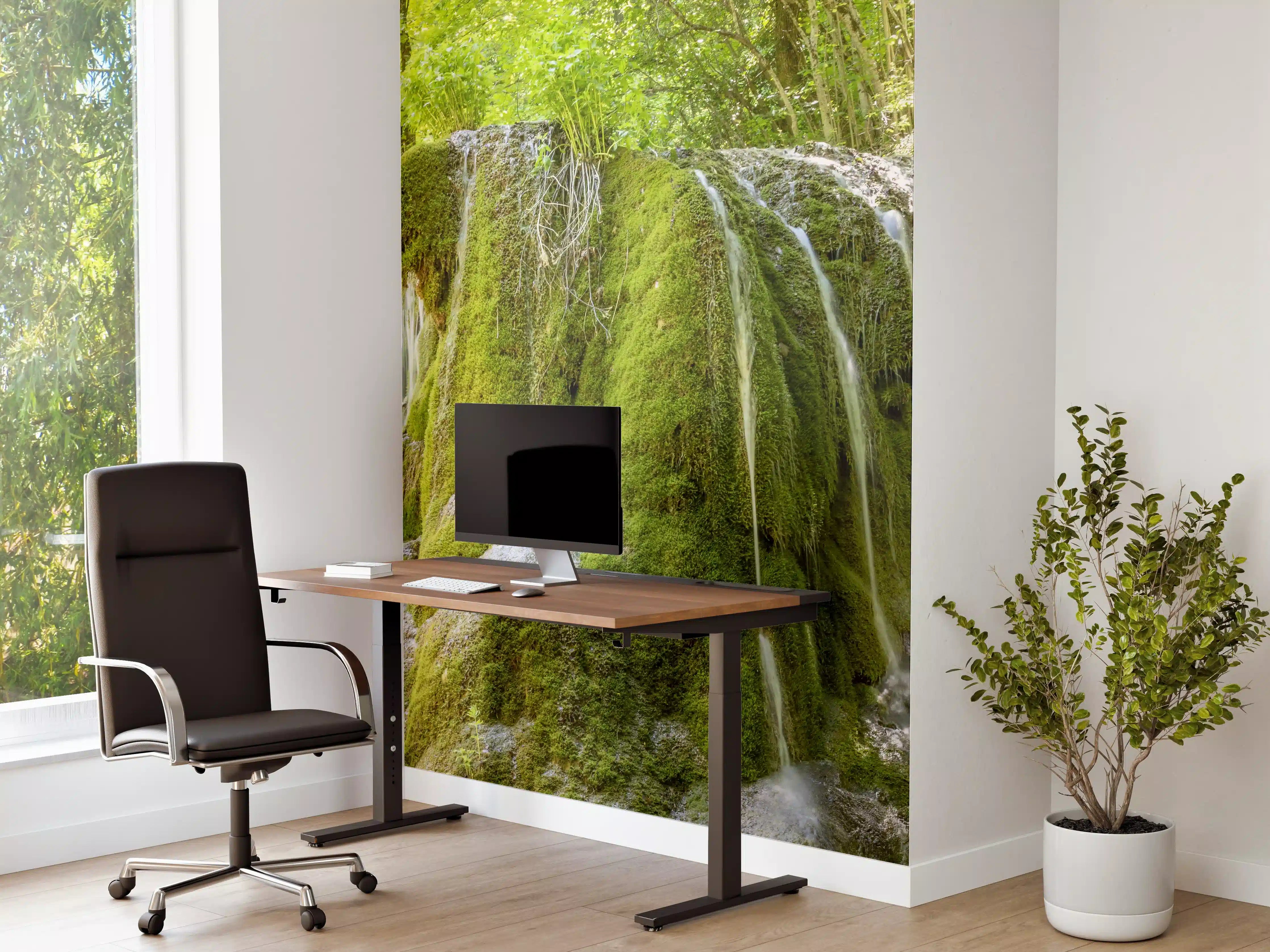 Büro Wandgestaltung - Wasserfall im Wald - Sevastopol