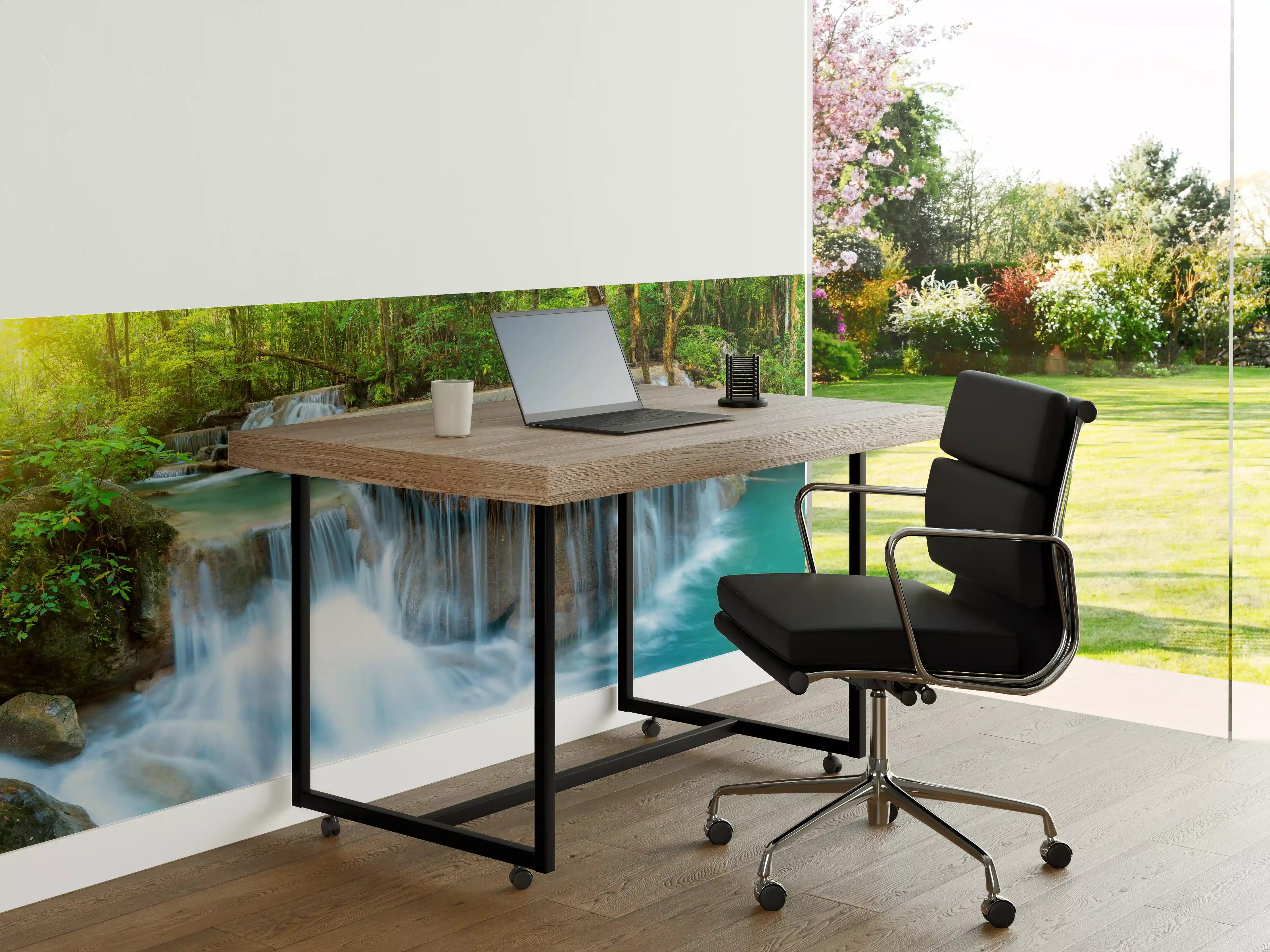 Büro Wandgestaltung - Wasserfall im Wald von Thailand