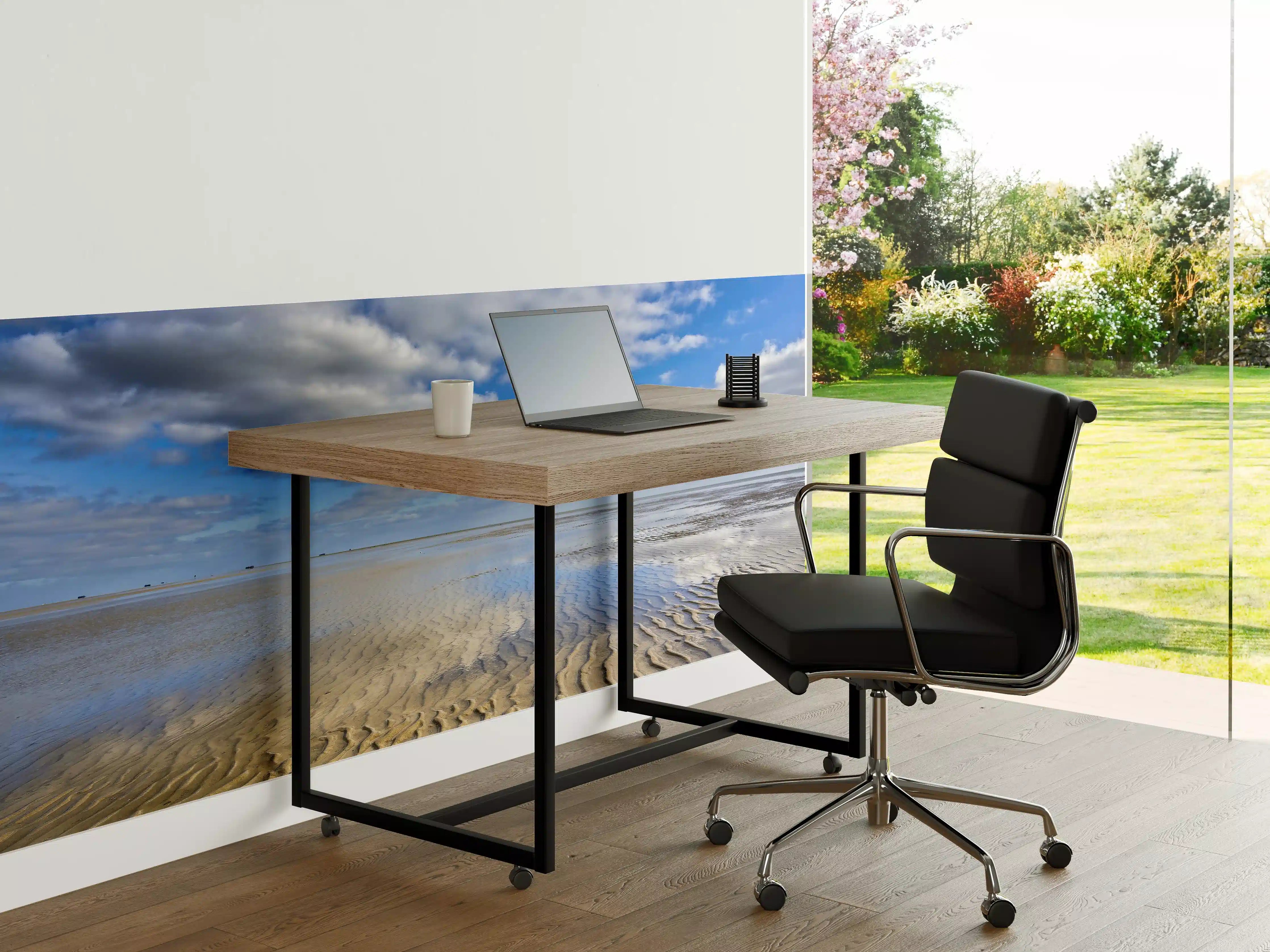 Büro Wandgestaltung - Wattenmeer der Nordsee bei Ebbe