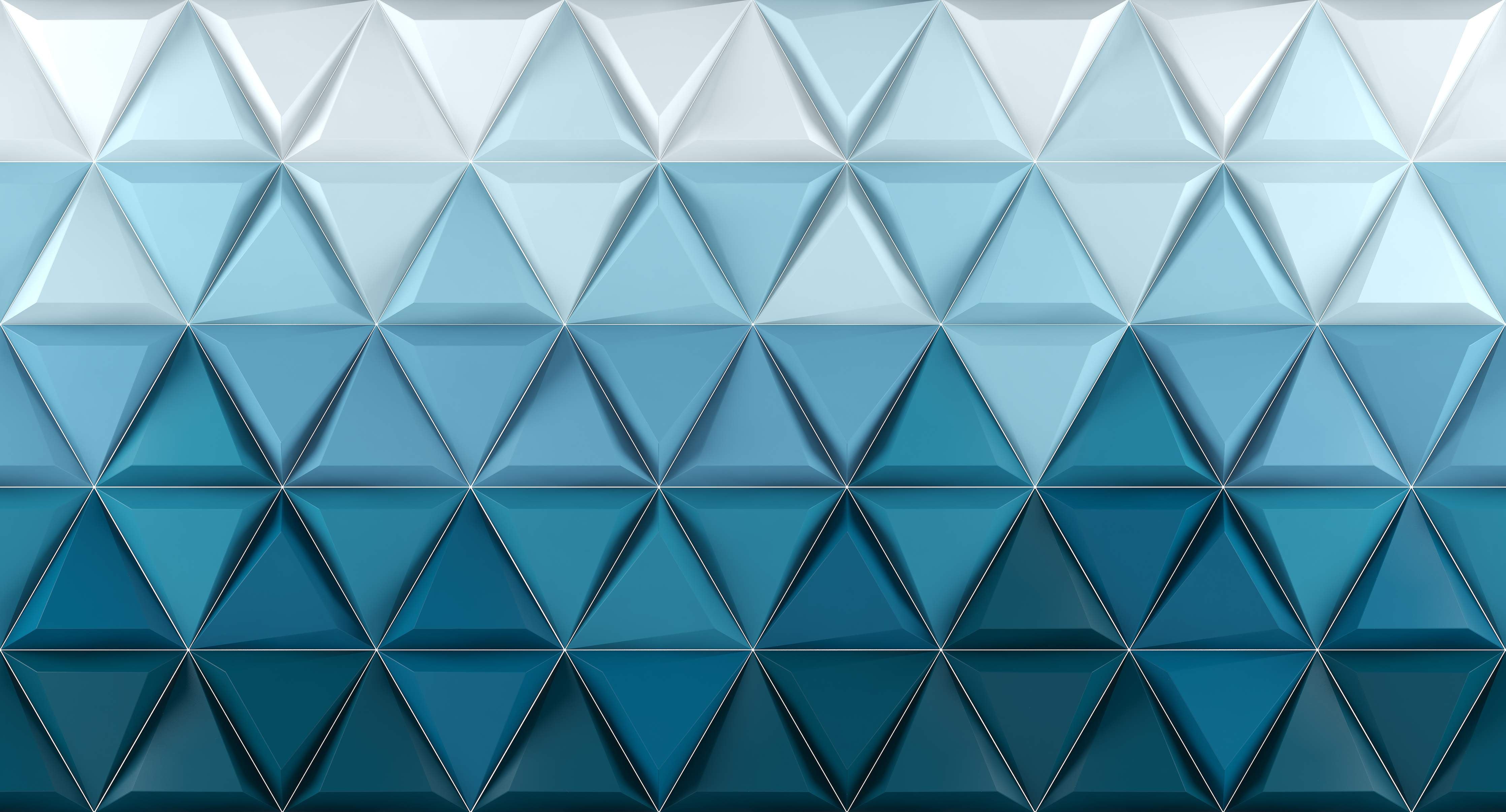 Büro Wandgestaltung-Weiß-Blaue Geometrische Textur