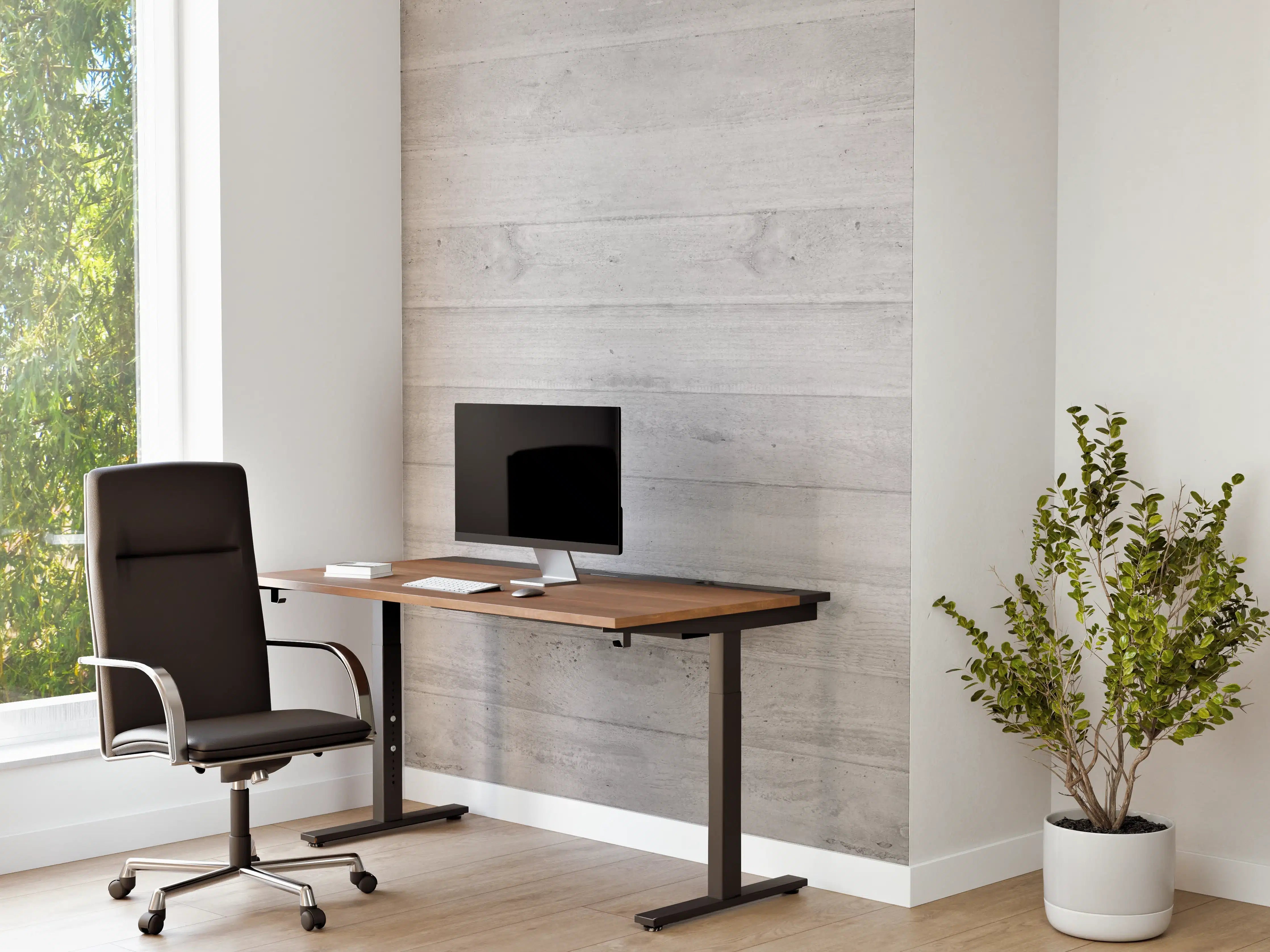 Büro Wandgestaltung - Weiß-Graue Betontextur Panorama