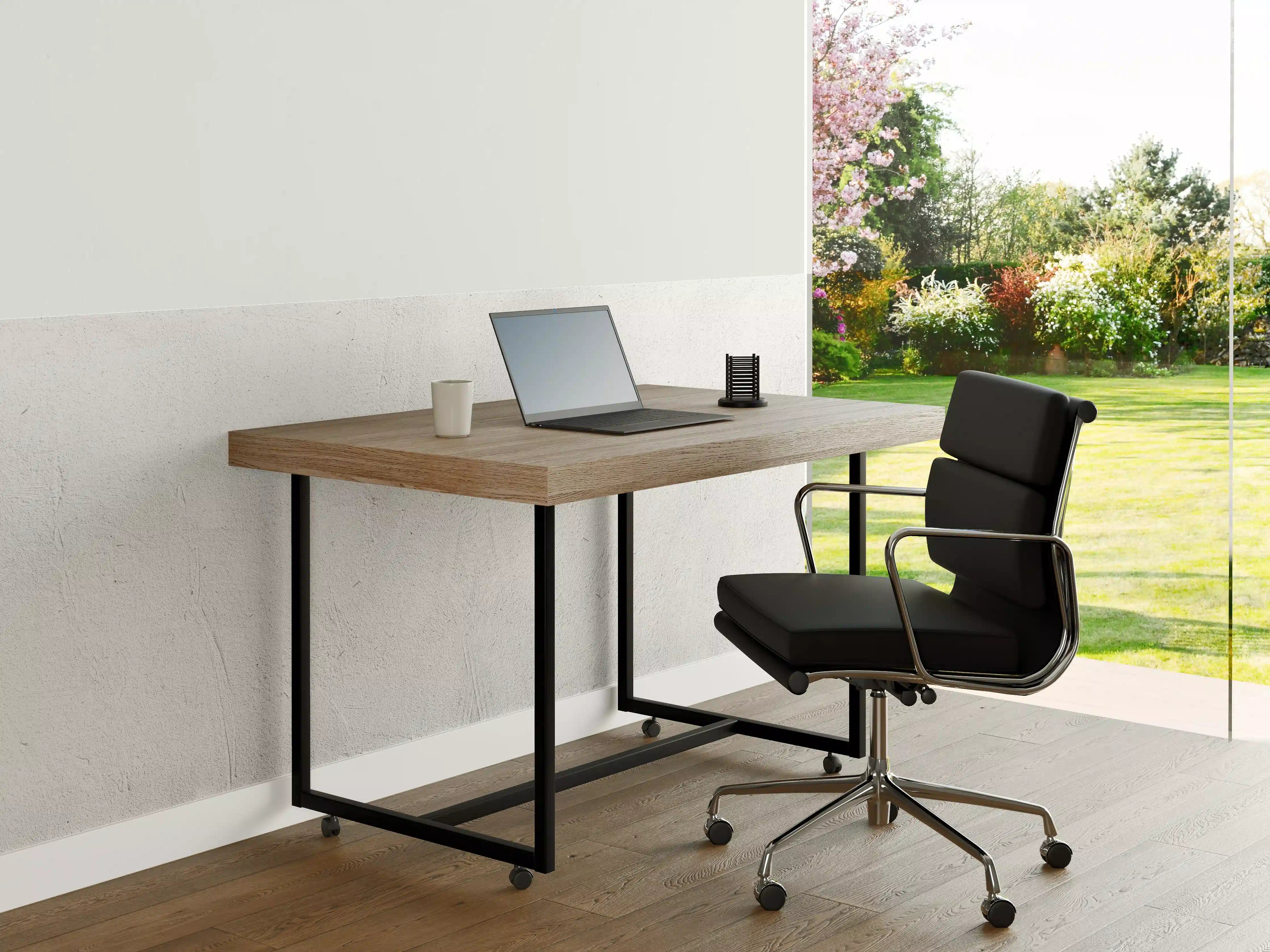 Büro Wandgestaltung - Weiß beige Betonwand