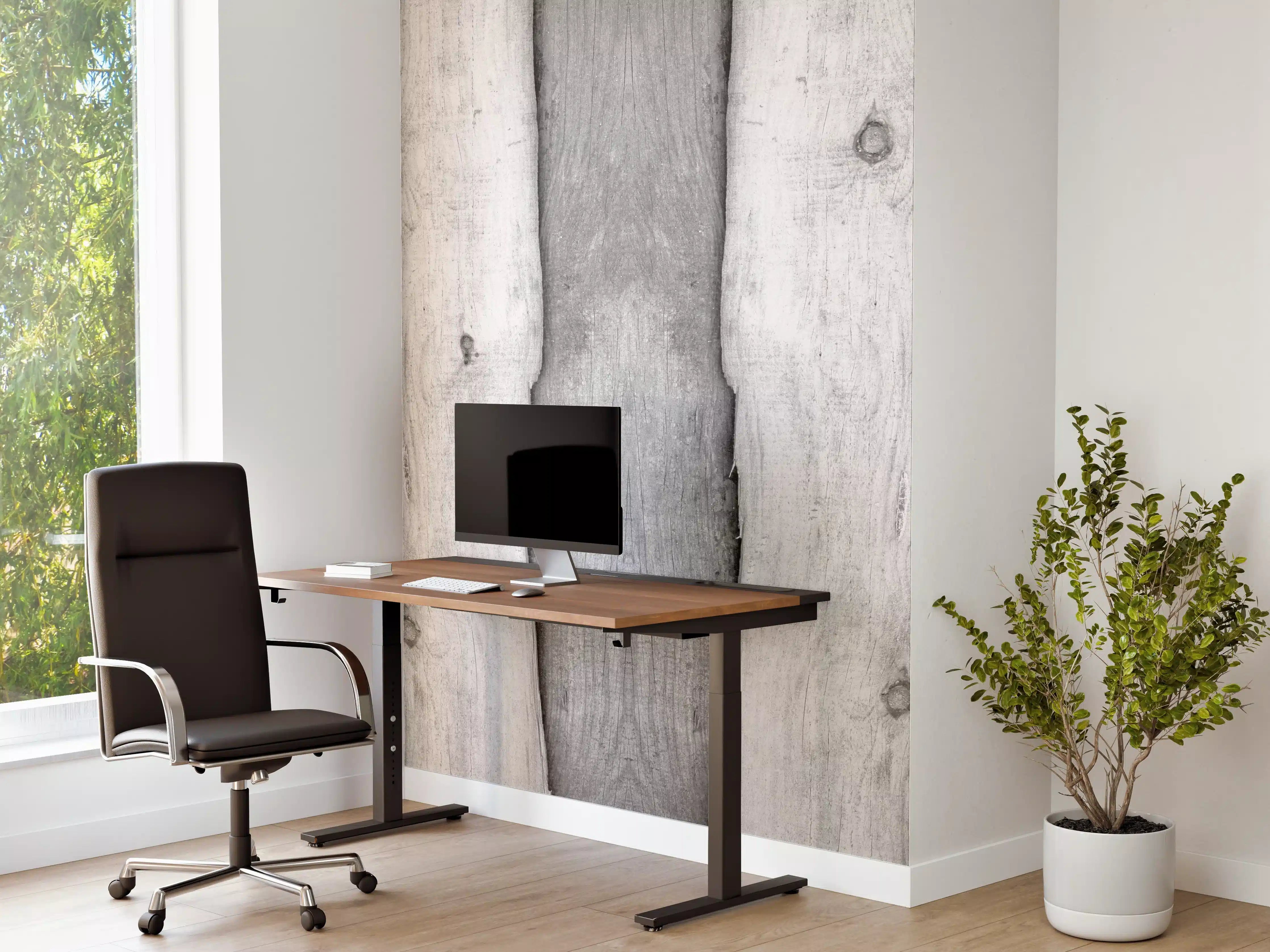 Büro Wandgestaltung - Weiß grau gestrichene Holzstruktur